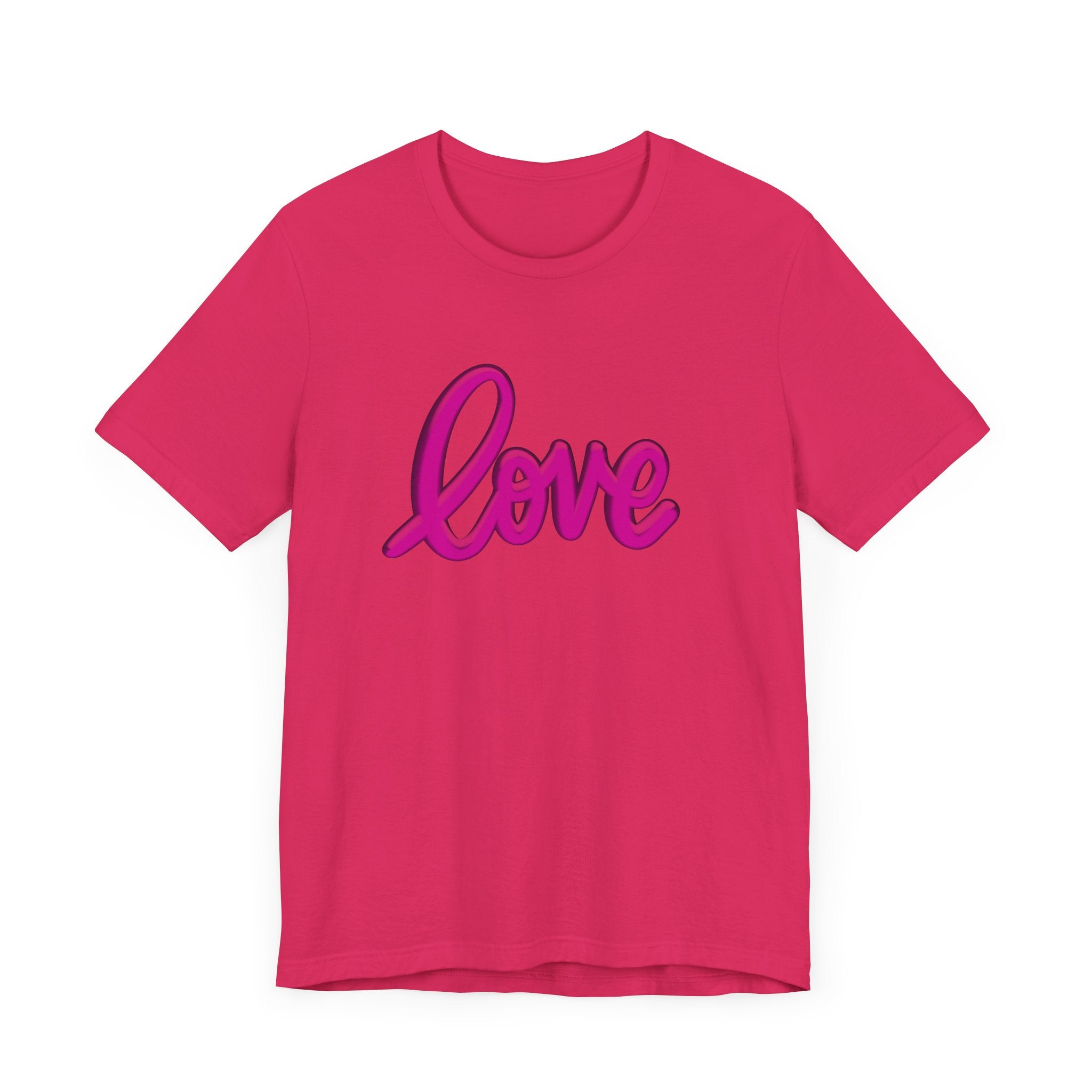 Love Pink Short Sleeve Tee - Unisex Jersey T-Shirt for Awareness & Everyday Comfort
