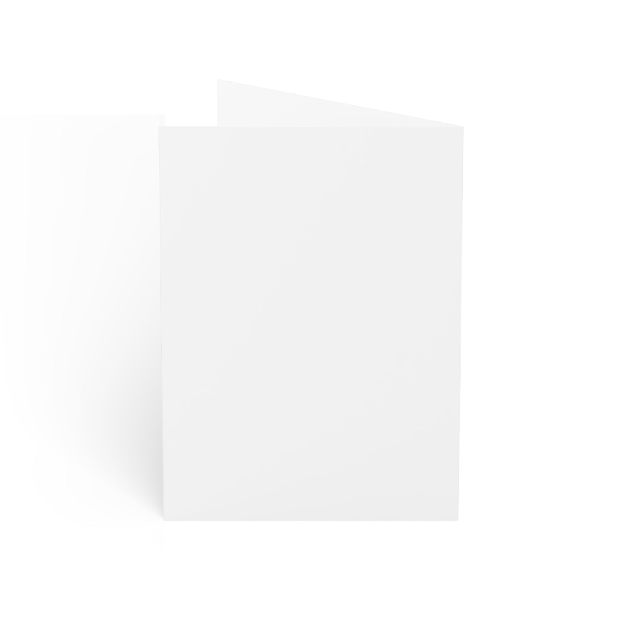 Yoga Love Greeting Cards — Art by Cecile (Virabhadrasana I) — Pack of 1/10/30/50