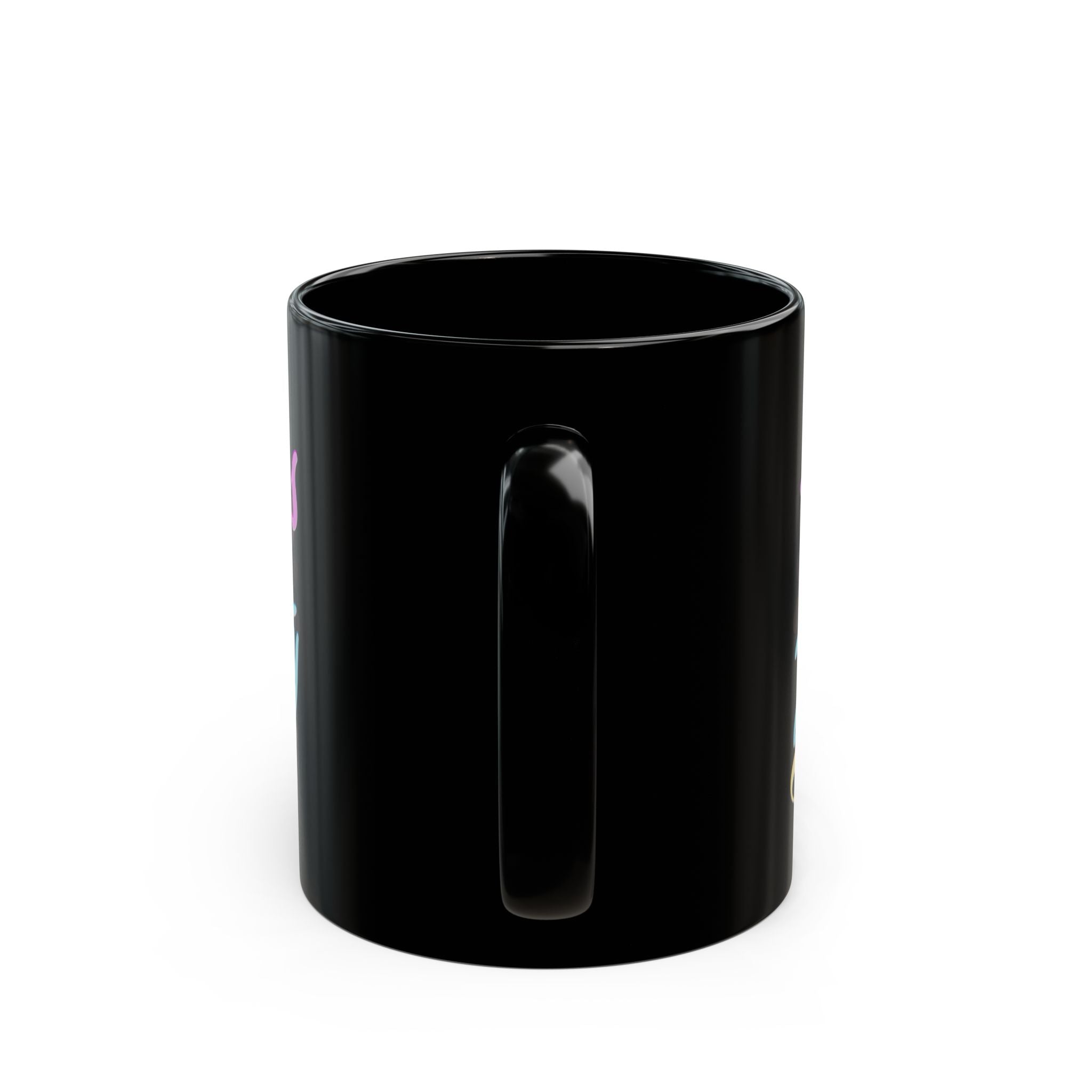 FOCUS ON THE BEAUTY AROUND Black Mug (11oz)