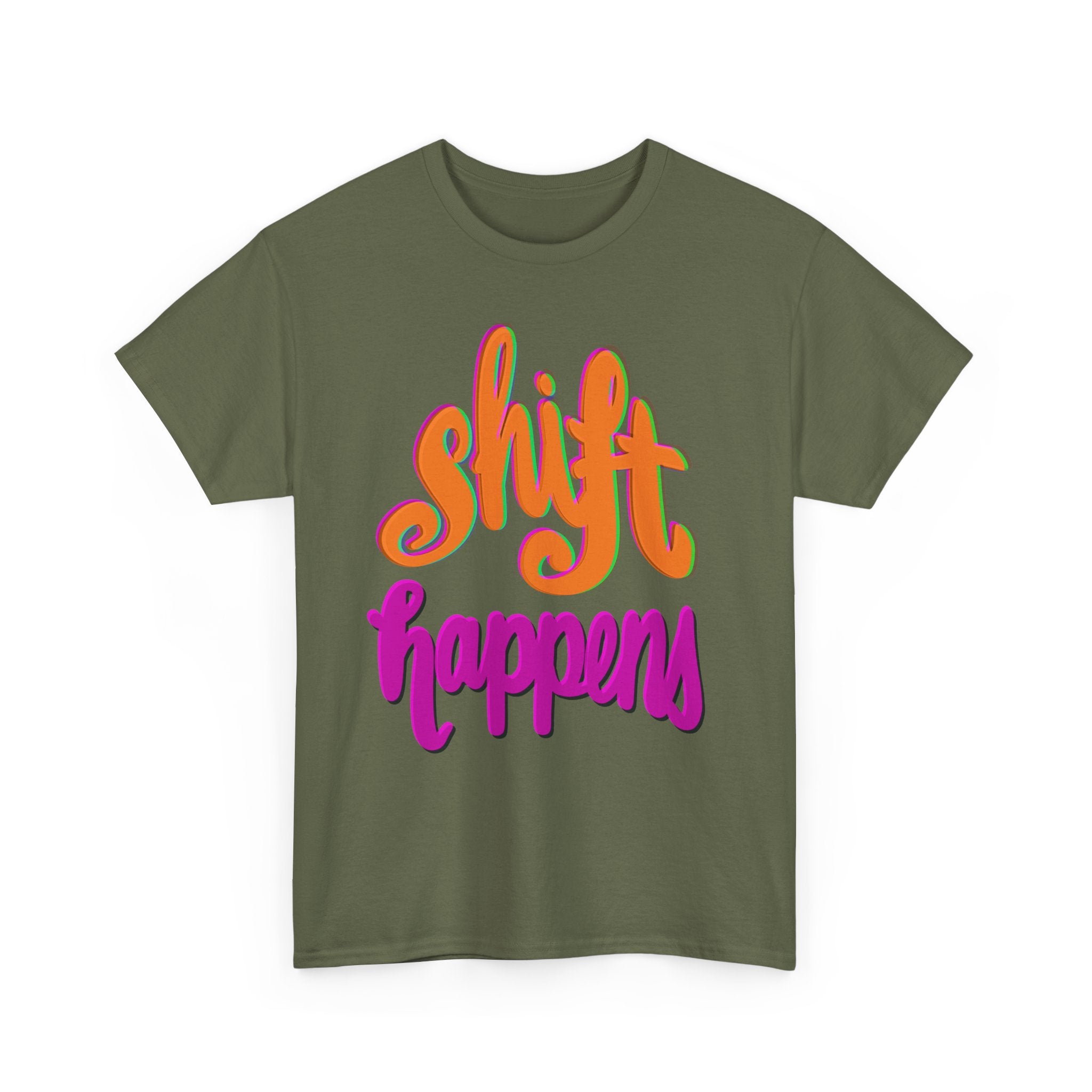 SHIFT HAPPENS Unisex Heavy Cotton Tee