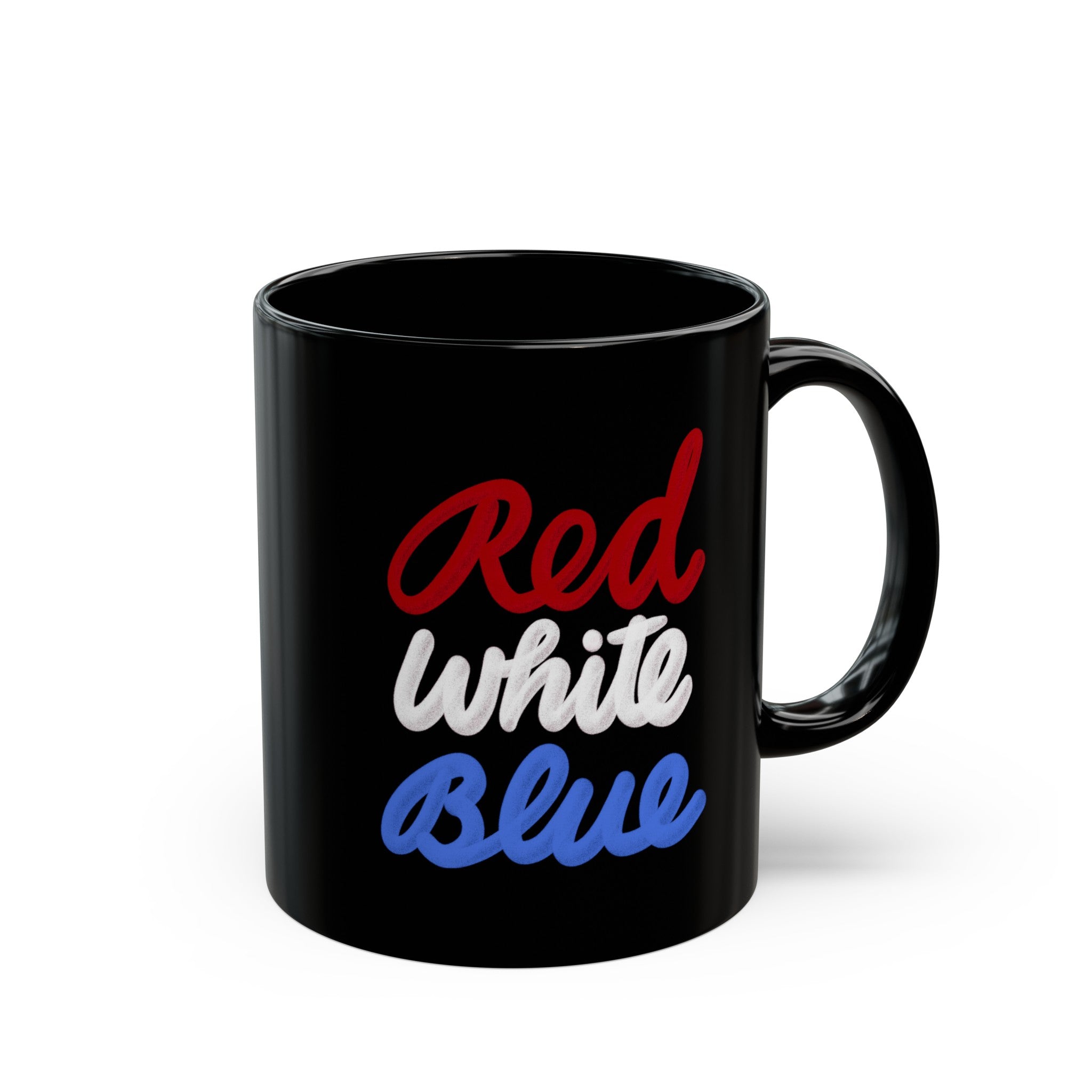 RED WHITE BLUE Black Mug (11oz, 15oz)