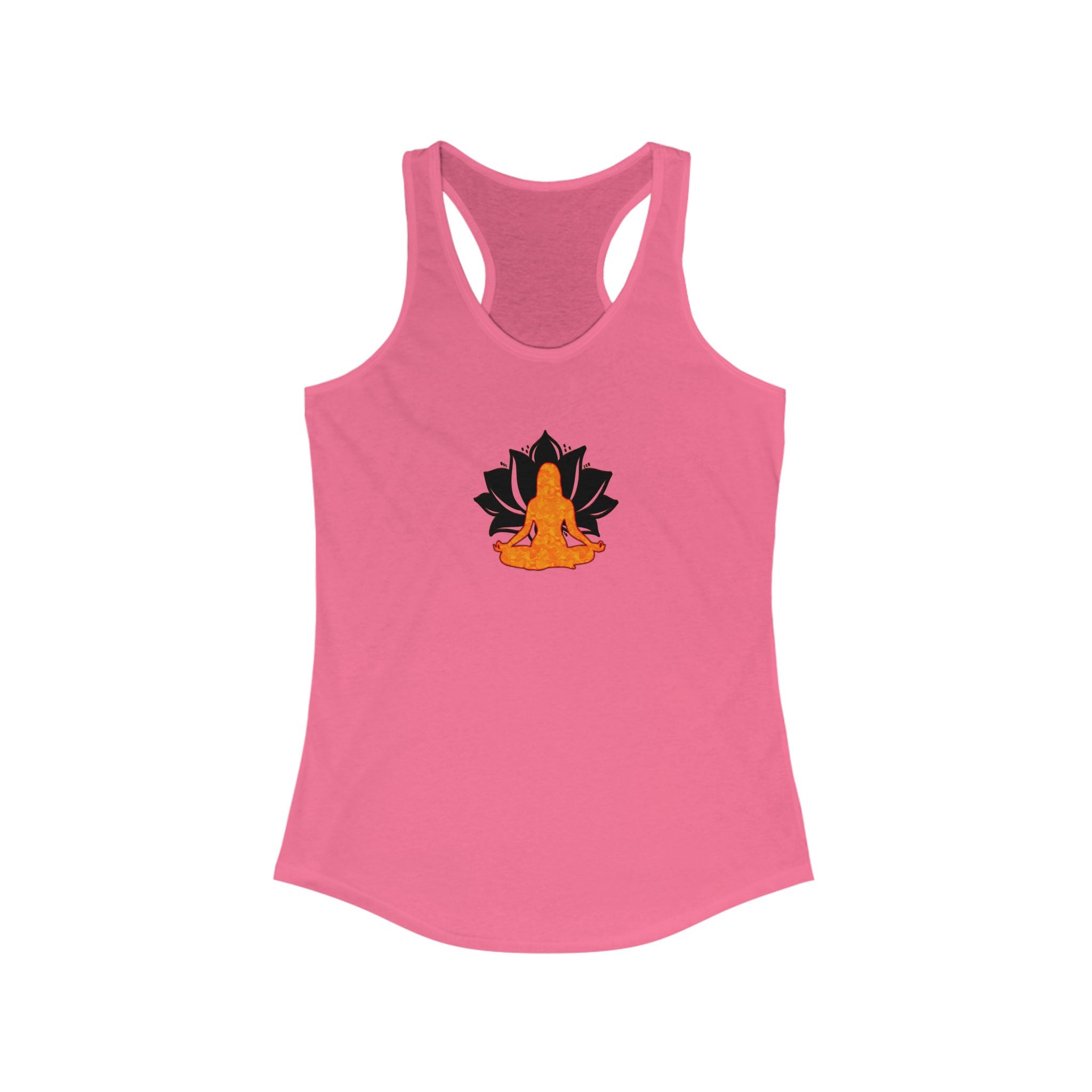 Mindfulness Lotus Racerback Tank for Yoga Enthusiasts