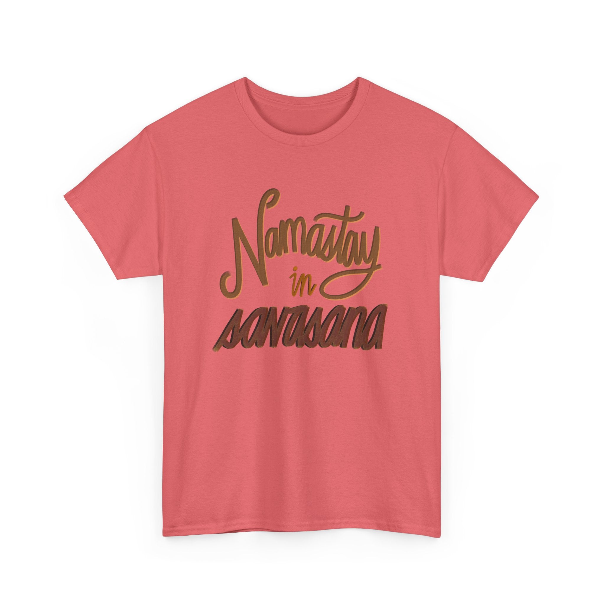 NAMASTAY IN SAVASANA Unisex Heavy Cotton Tee