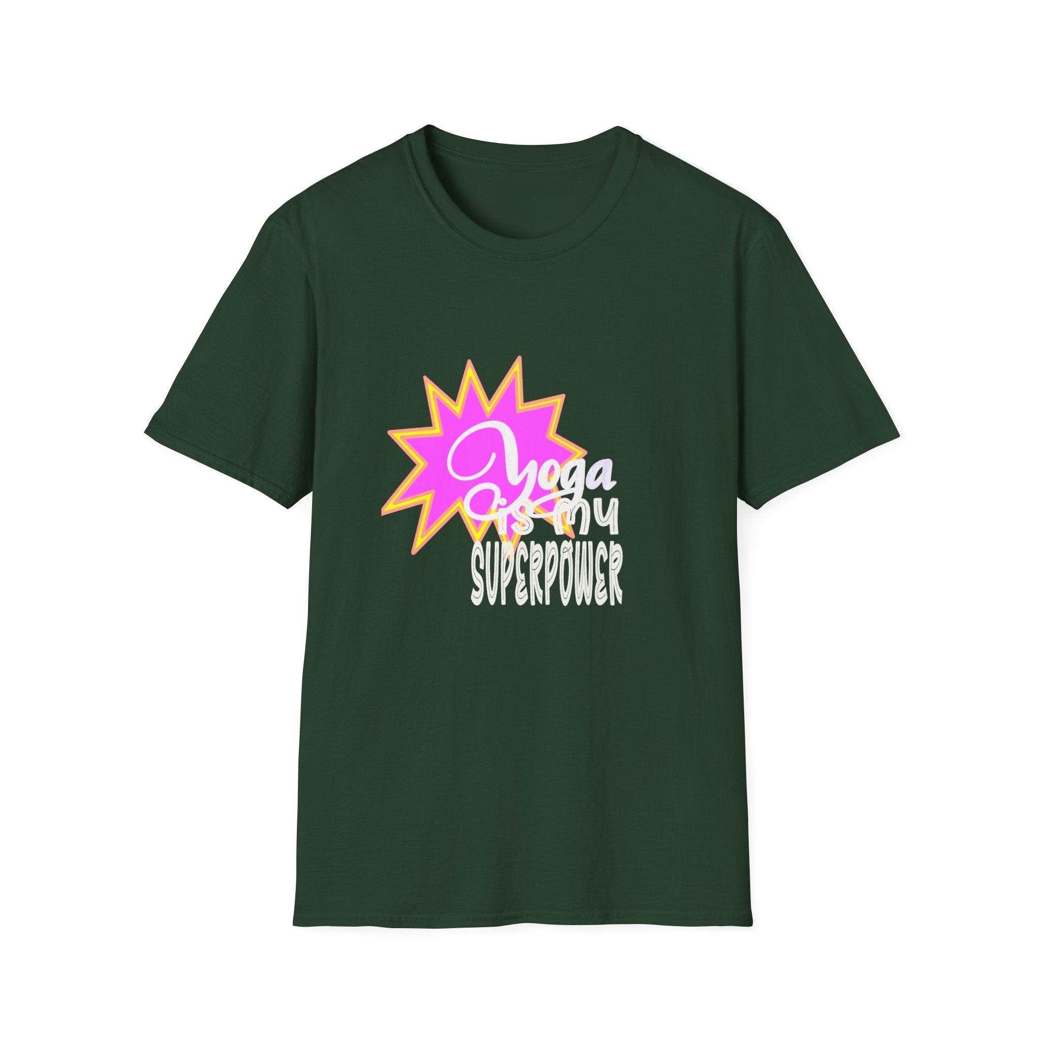 YOGA IS MY SUPERPOWER Unisex Softstyle T-Shirt