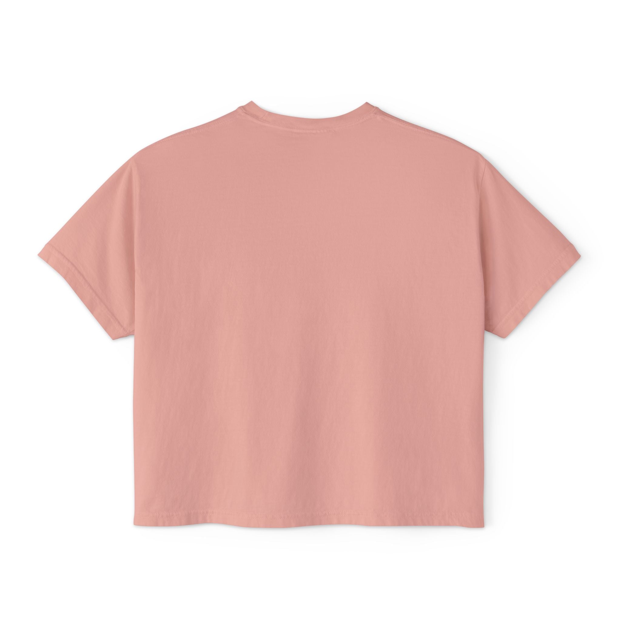 Chic Women's Boxy Tee - Modern Abstract Design