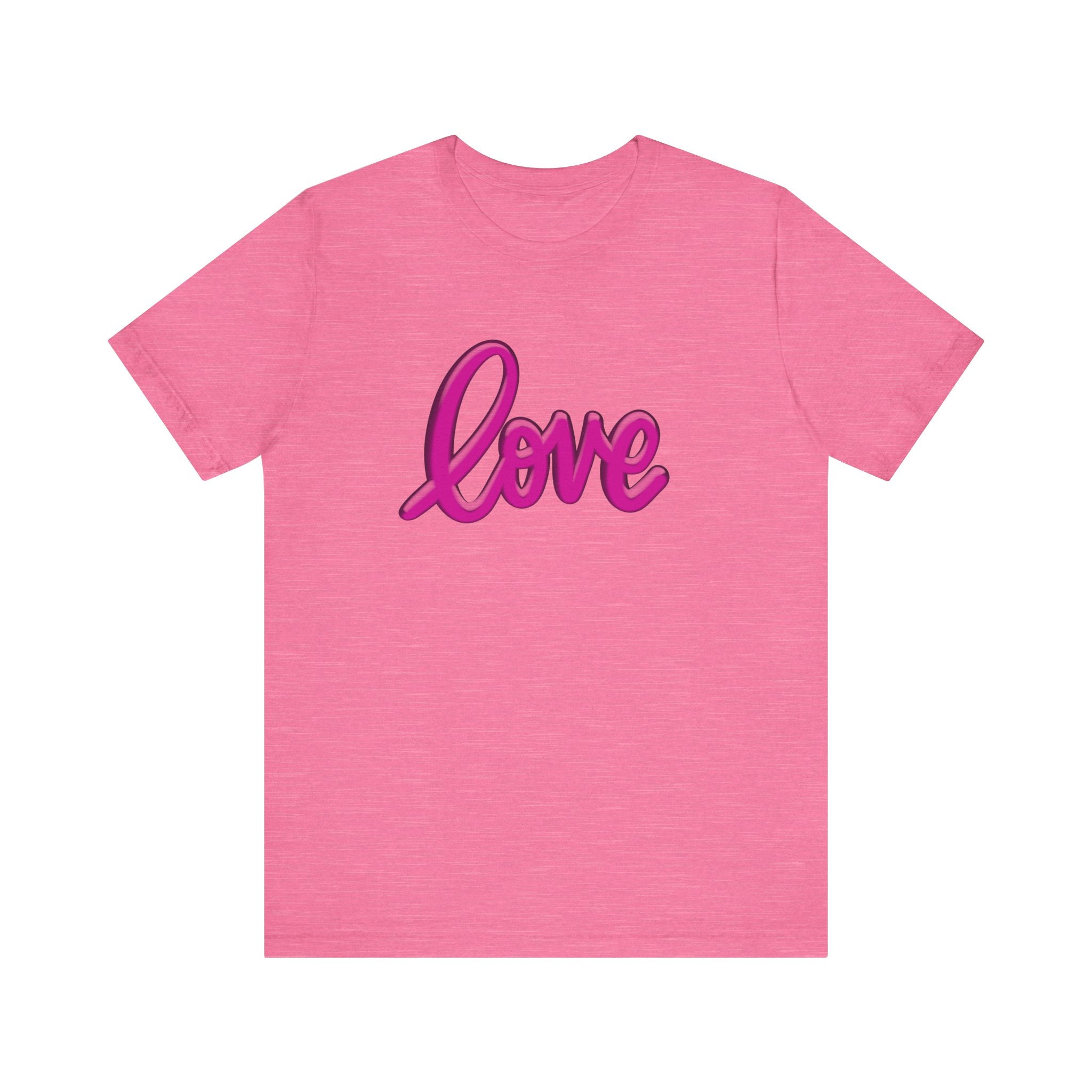 Love Pink Short Sleeve Tee - Unisex Jersey T-Shirt for Awareness & Everyday Comfort