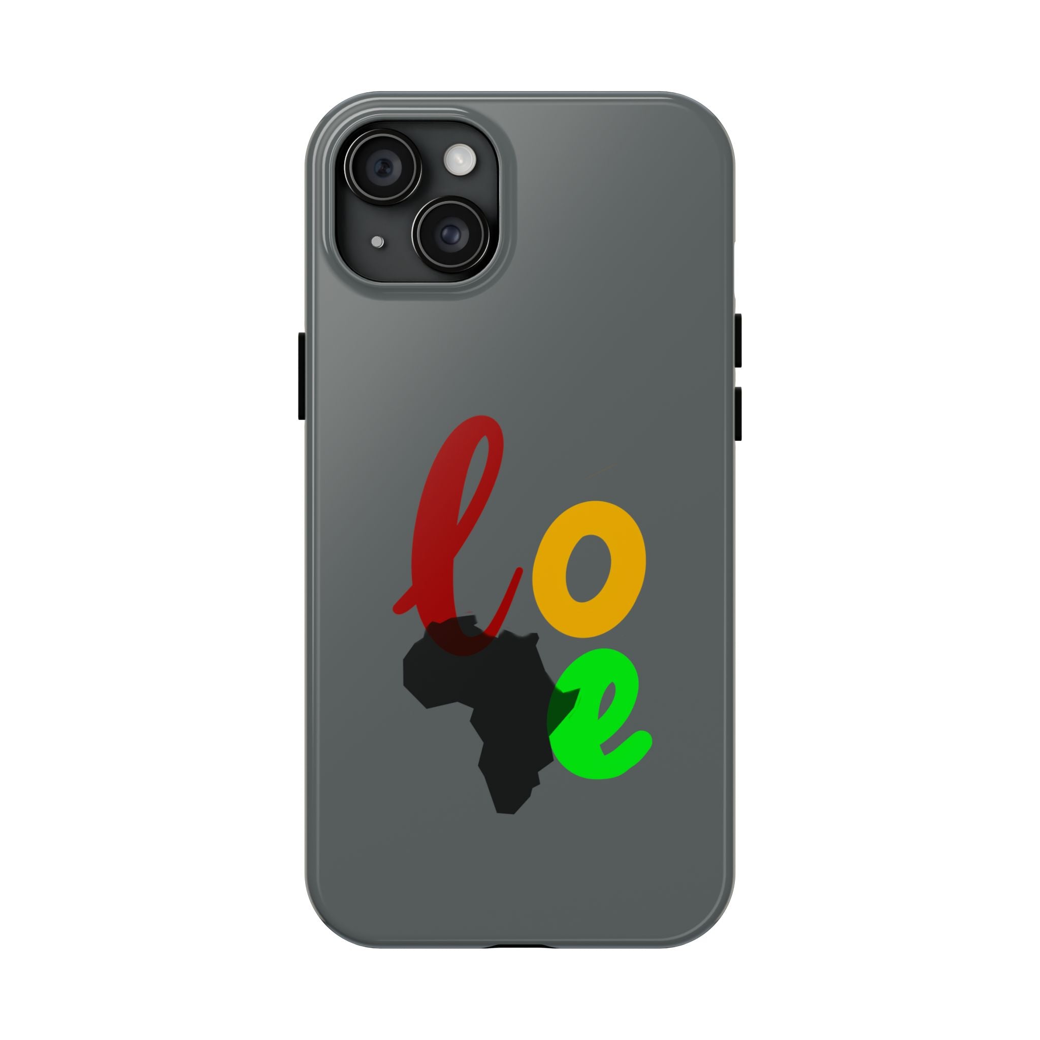 Colorful Love Africa Phone Case - Durable Tough Protection