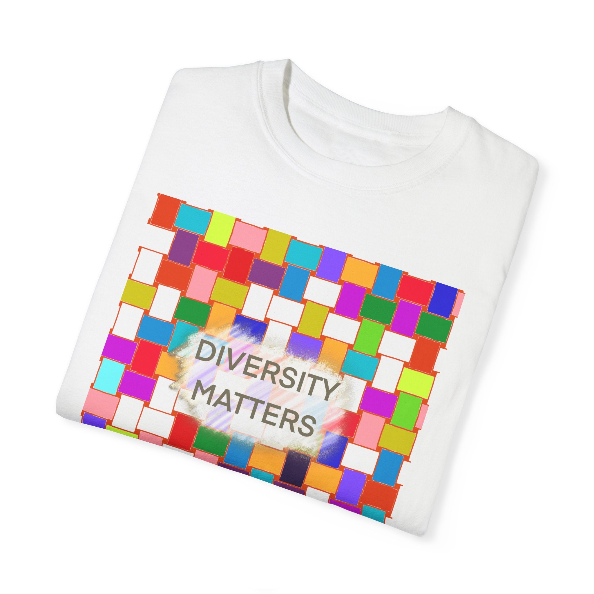 DIVERSITY MATTERS Unisex Garment-Dyed T-shirt