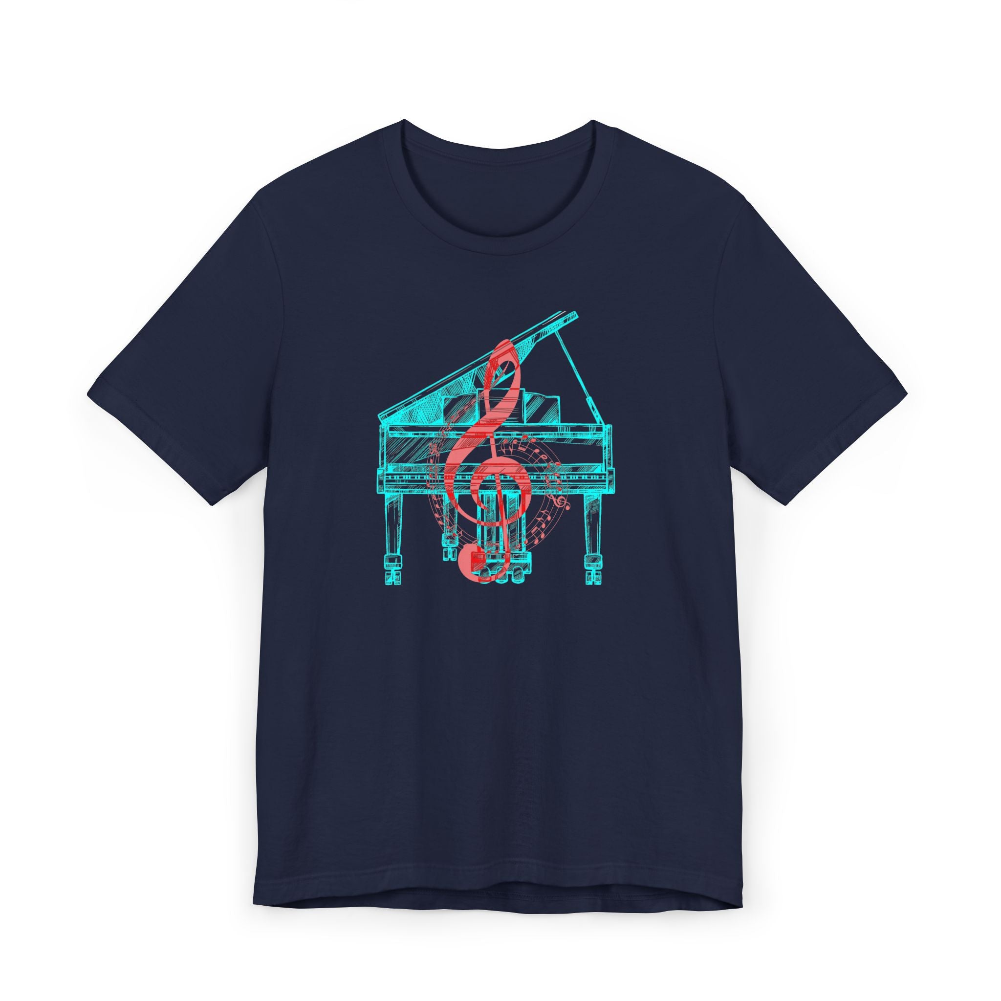 Upright Piano Jersey T-Shirt