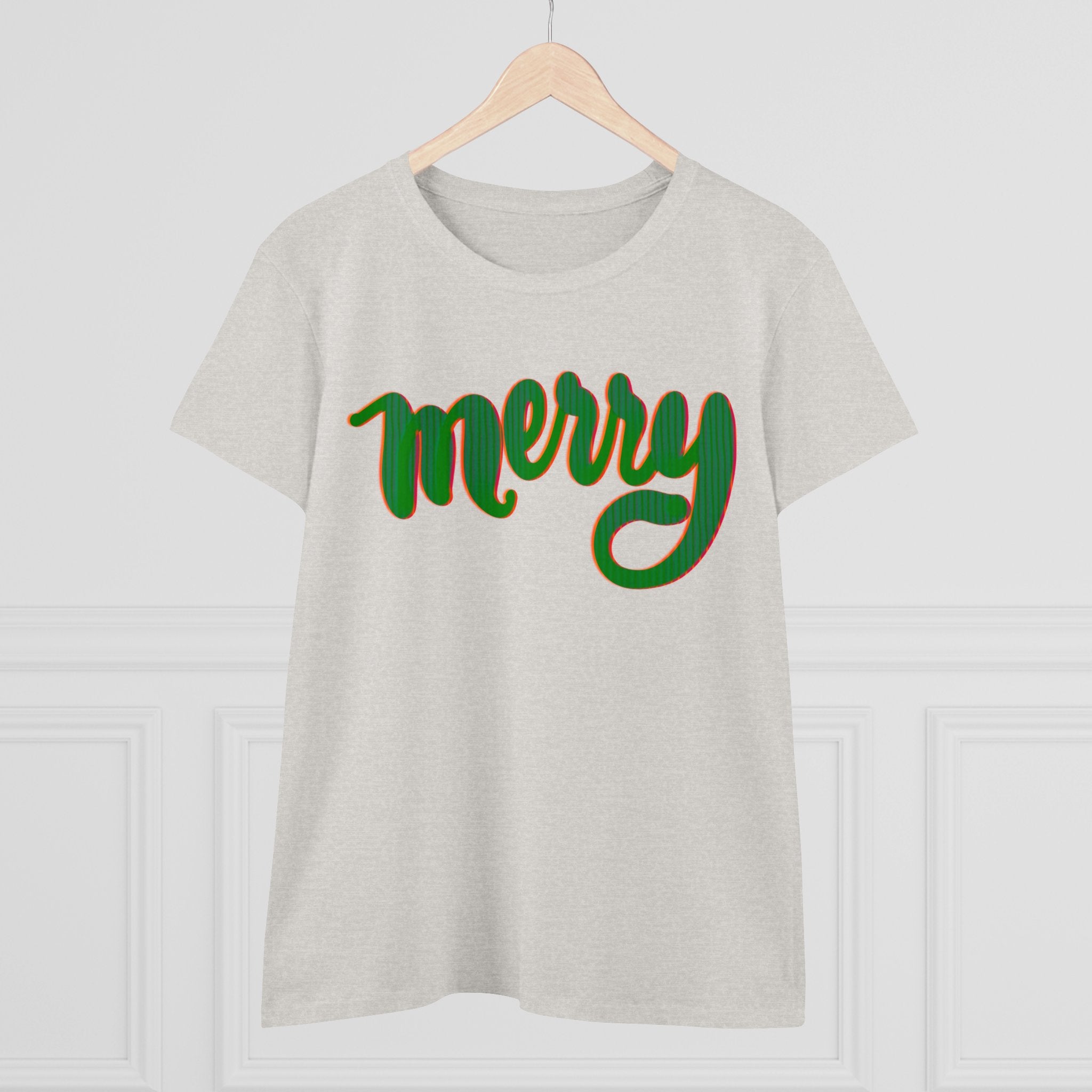 MERRY Women's Midweight Cotton Tee