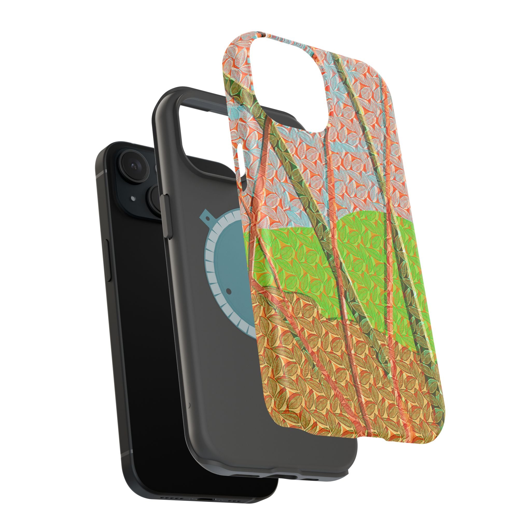 Nature-Inspired Magnetic Tough Phone Case - Vibrant Design for Eco-Lovers
