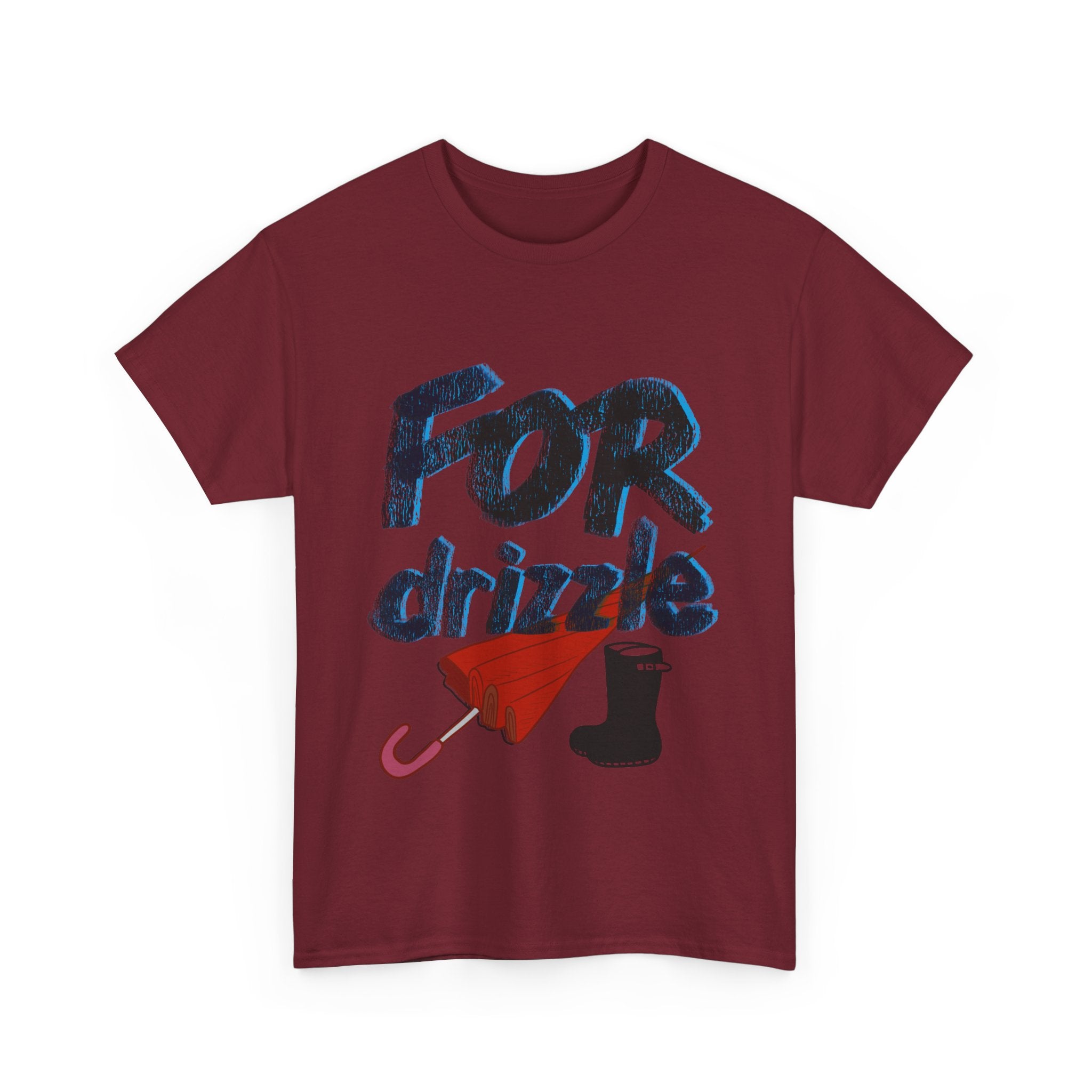 FOR DRIZZLE Unisex Heavy Cotton Tee