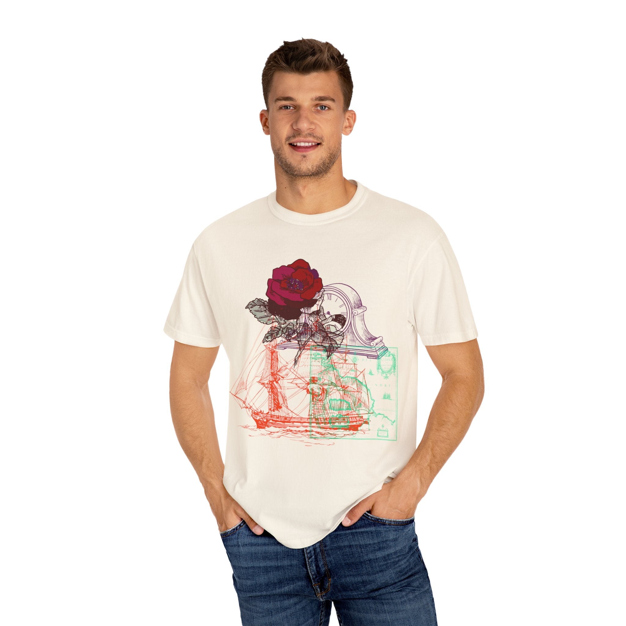 JOYFUL JOURNEY Unisex Garment-Dyed T-shirt