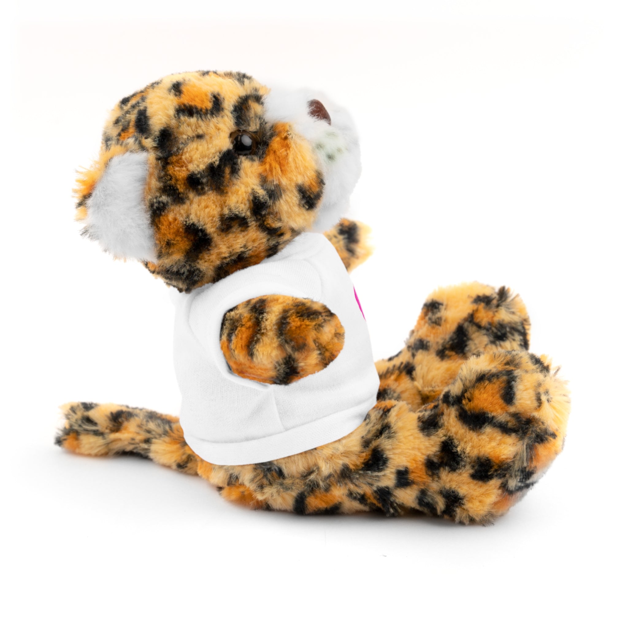 Love Bear Stuffed Animal in Custom Tee - Perfect Gift for Kids and Occasions