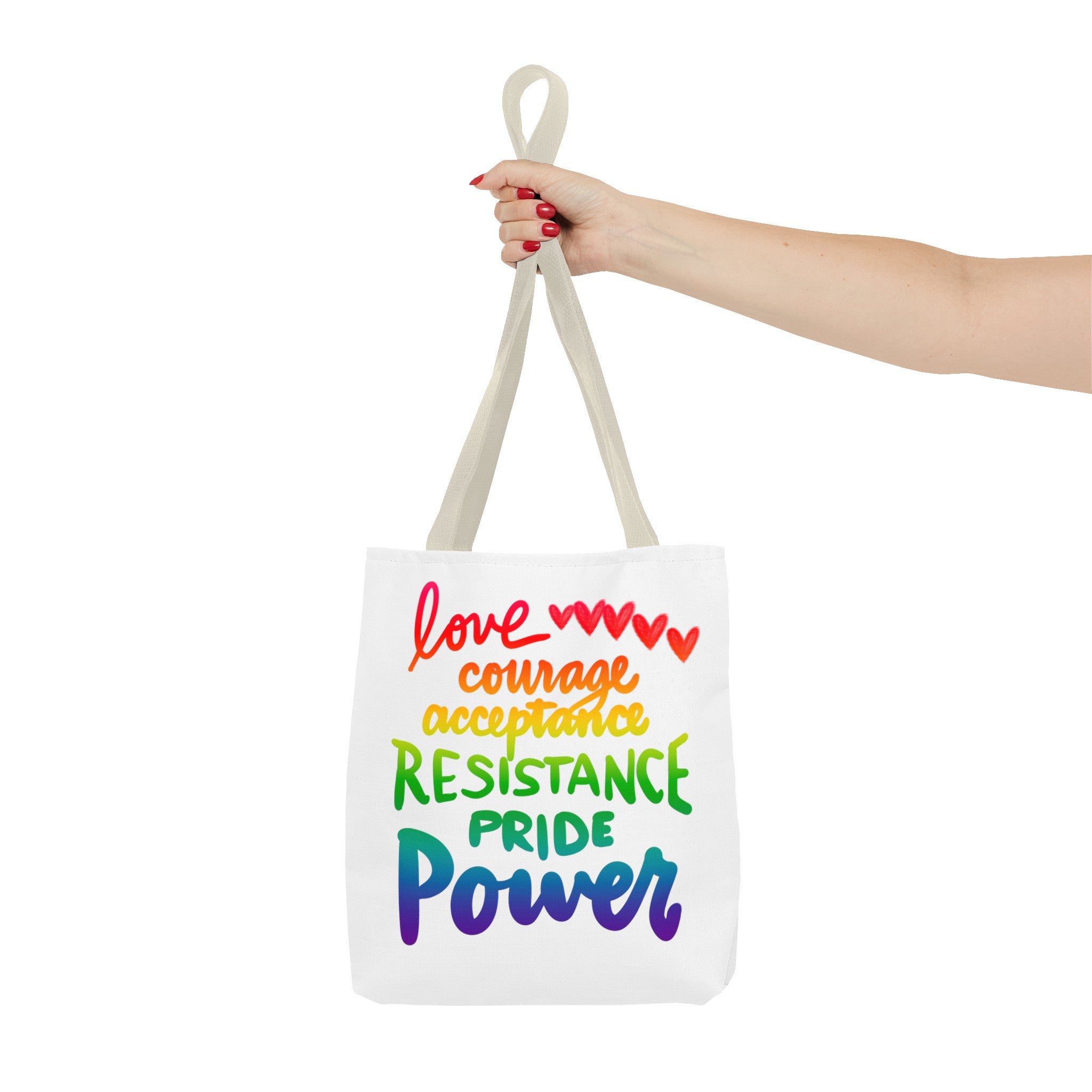 LOVE COURAGE ETC Tote Bag (AOP)