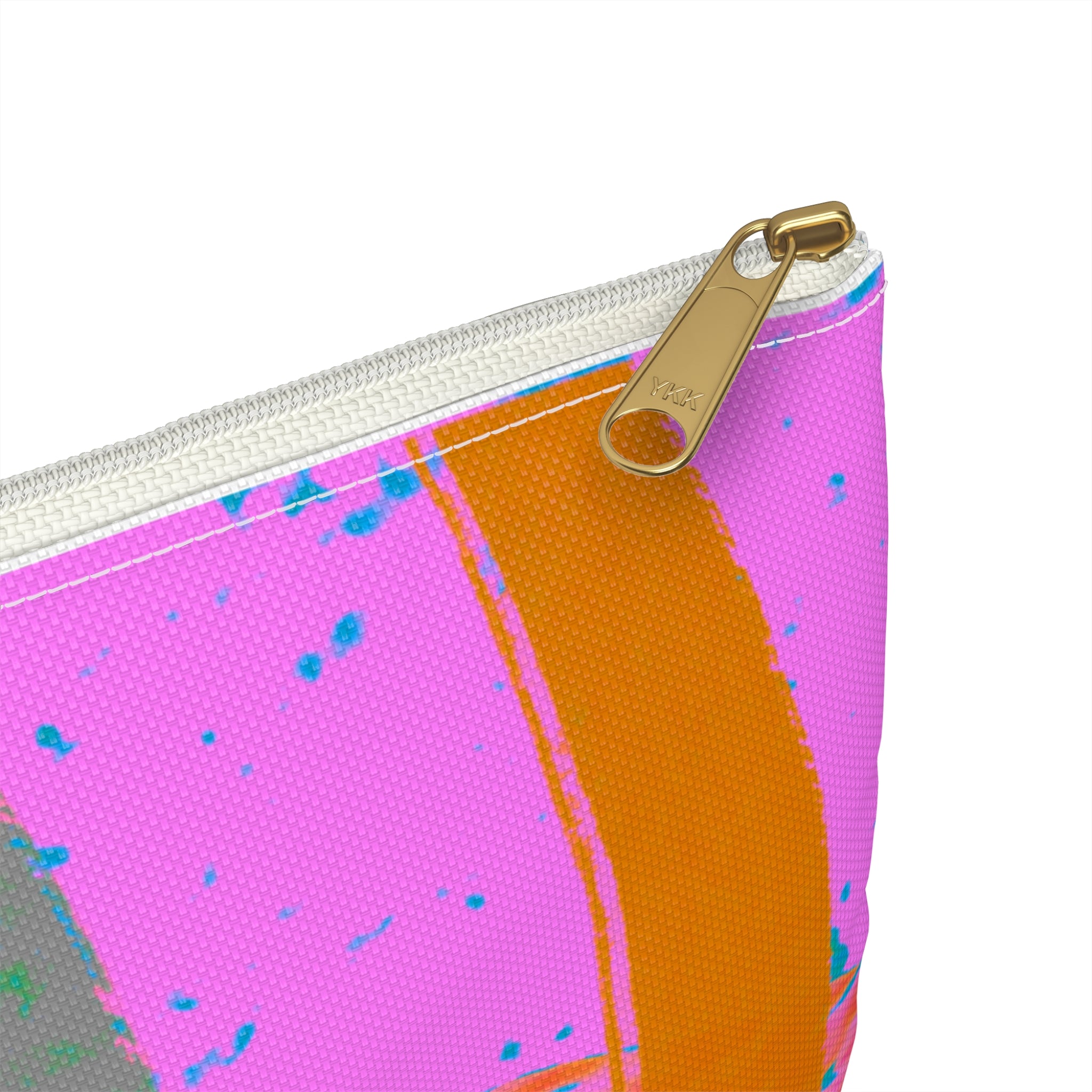 Colorful Abstract Accessory Pouch - Vibrant Art for Fashion & Function