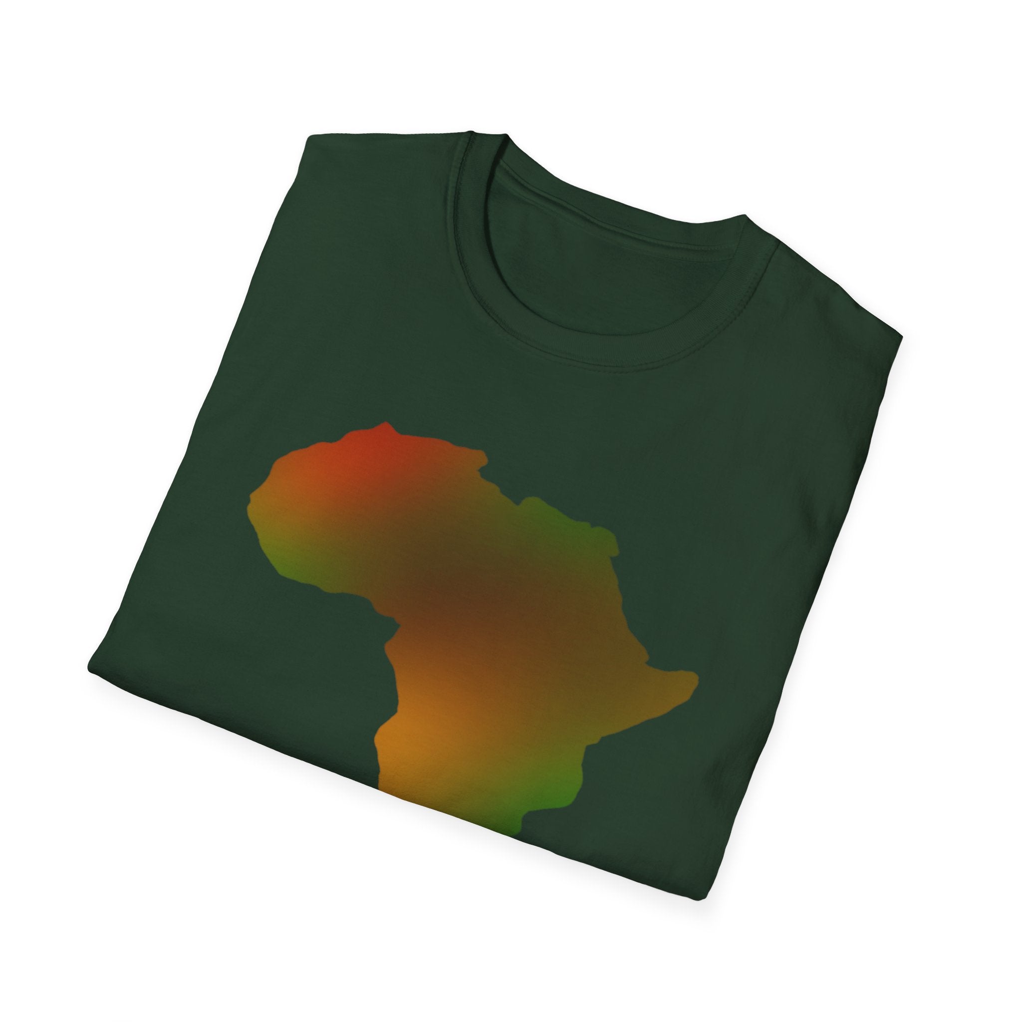 Africa Gradient Unisex Softstyle T-Shirt - Celebrate Your Roots