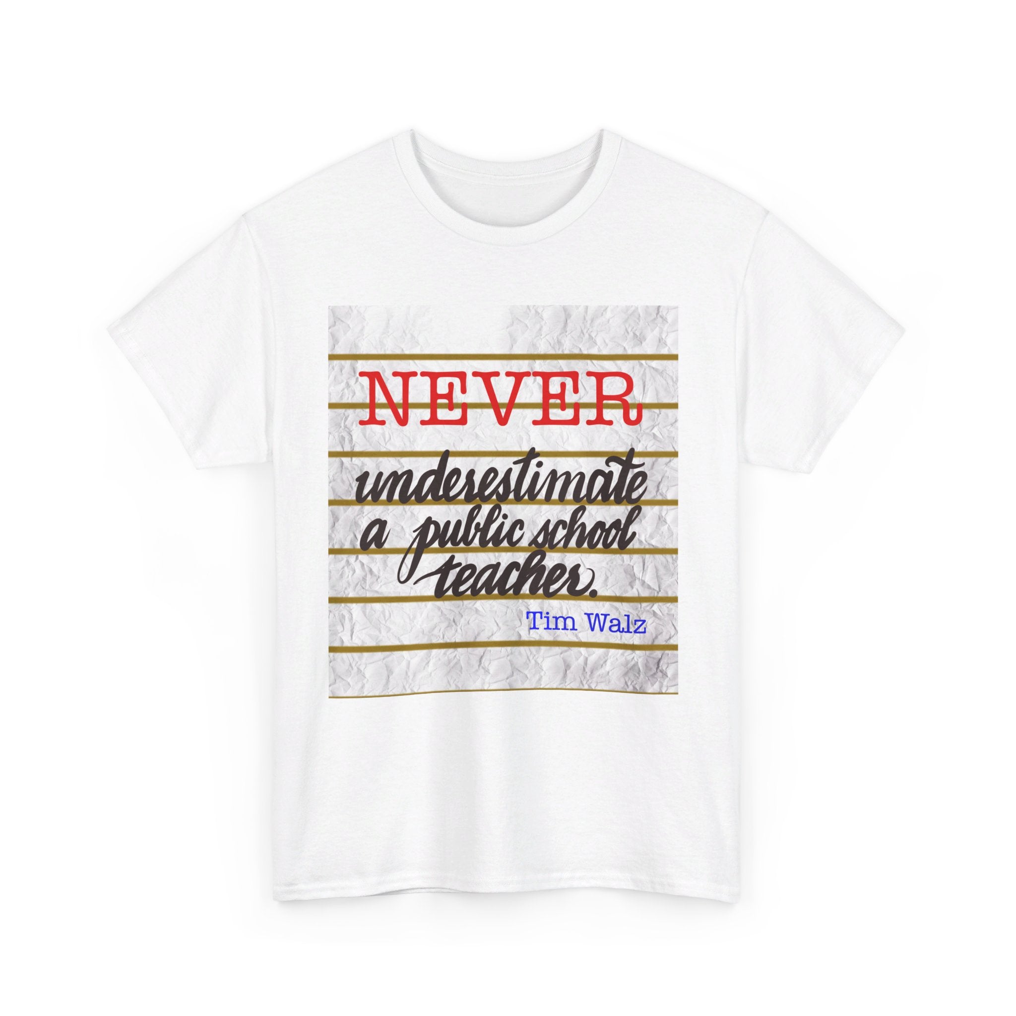 WALZ TEACHER Unisex Heavy Cotton Tee