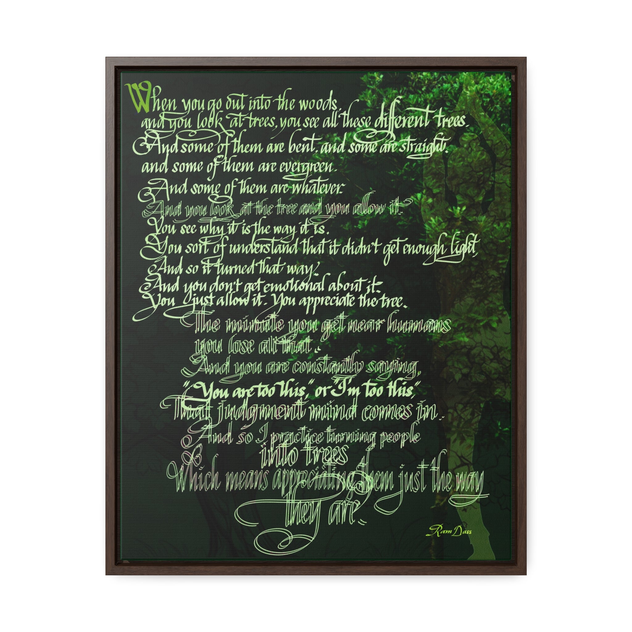 HAND-DRAWN CALLIGRAPHY: TREES