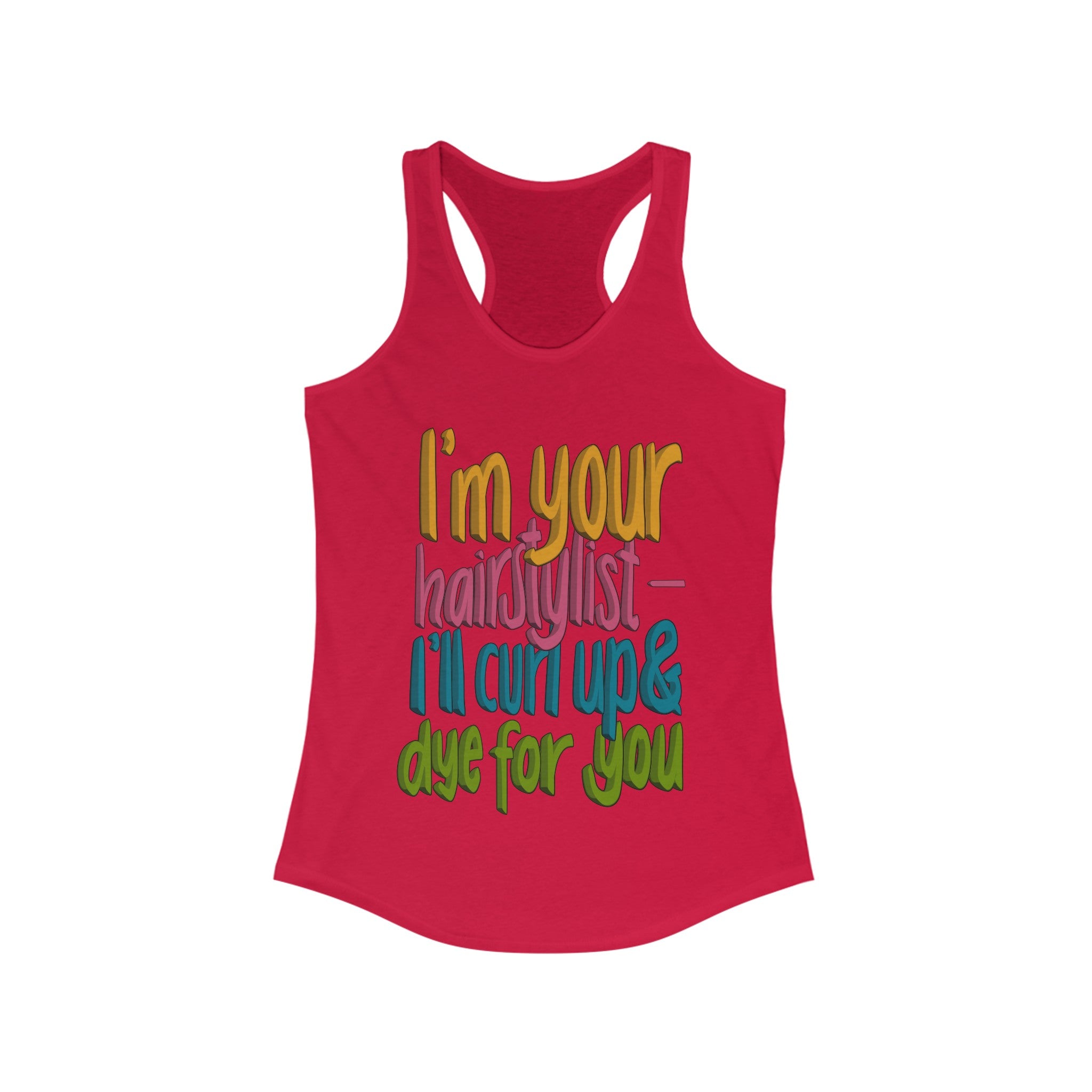 HAIRSTYLIST Women's Ideal Racerback Tank