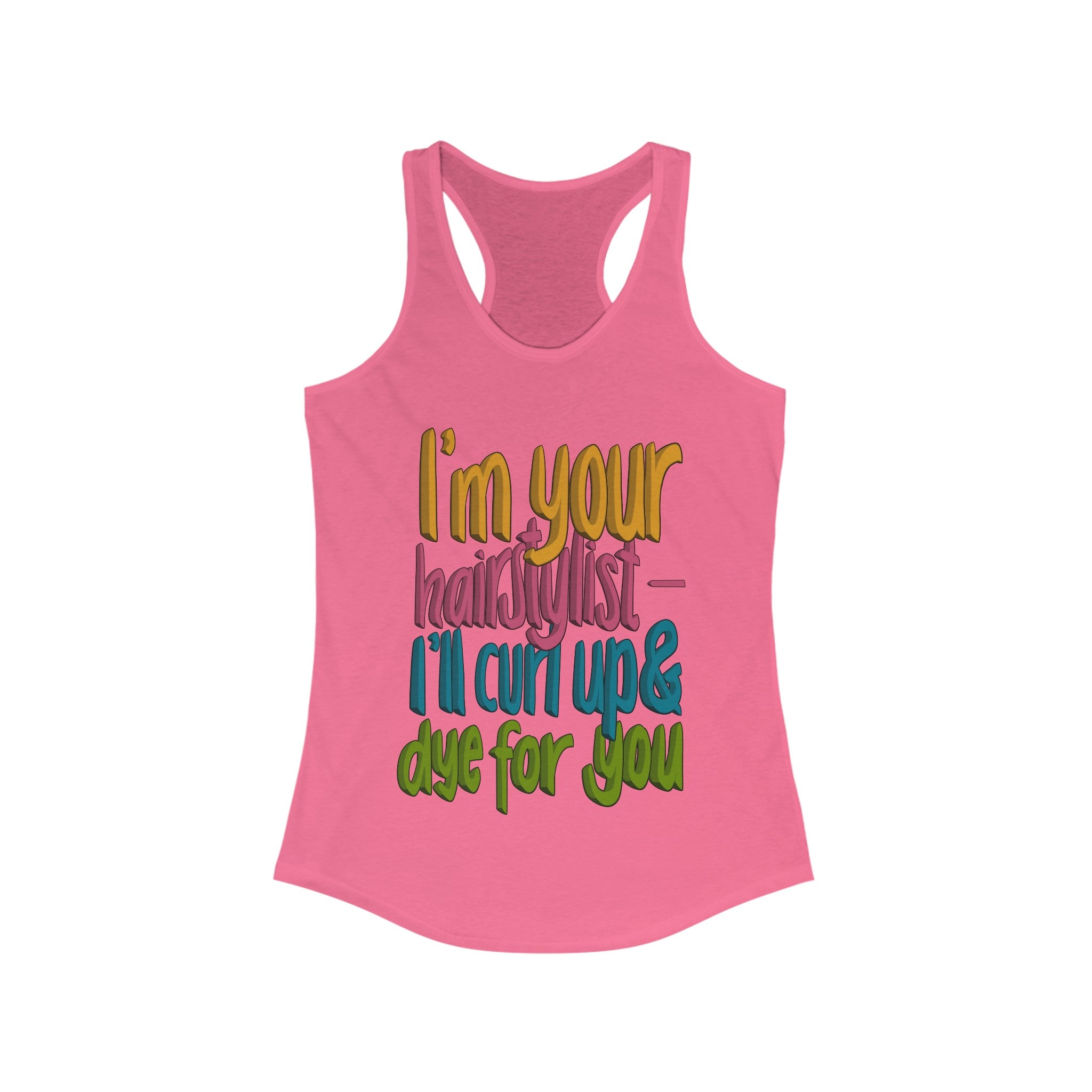 HAIRSTYLIST Women's Ideal Racerback Tank