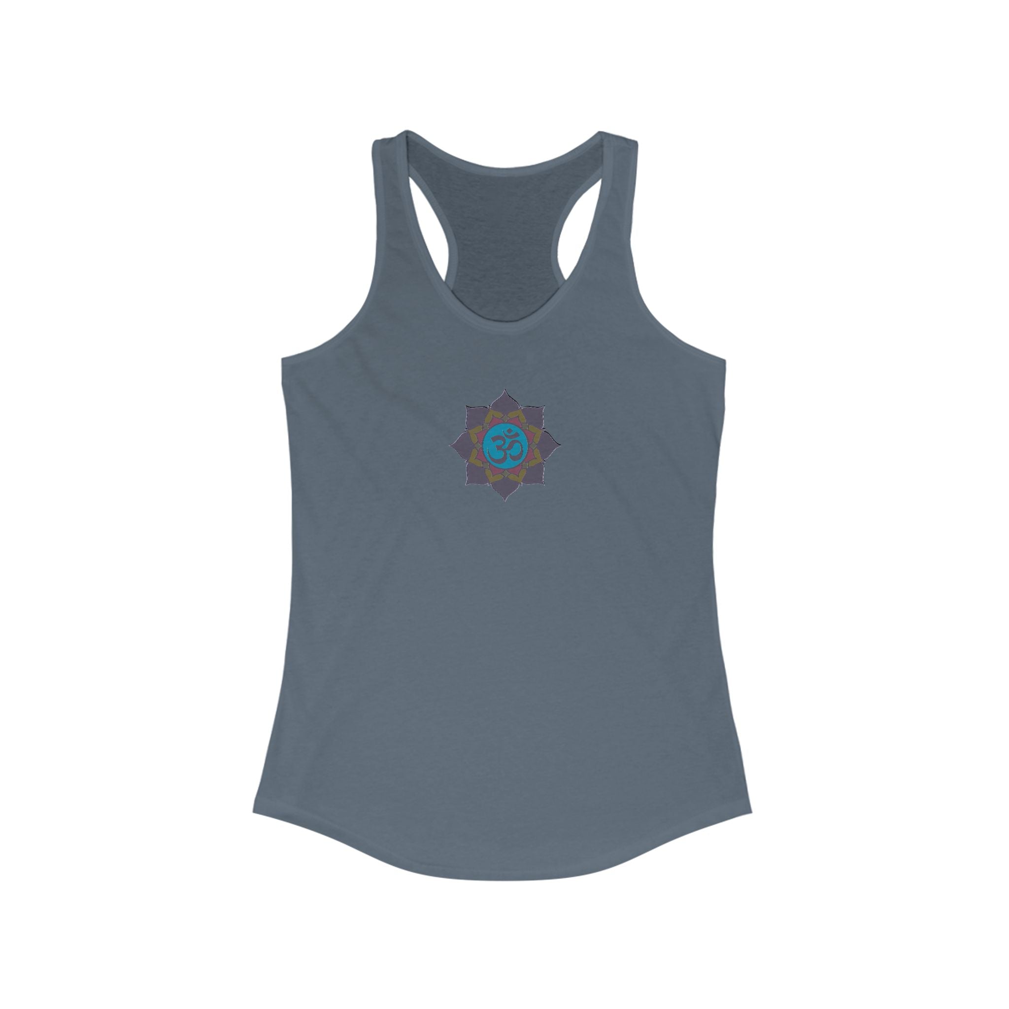 Yoga-Inspired Racerback Tank for Women - Om Symbol Design