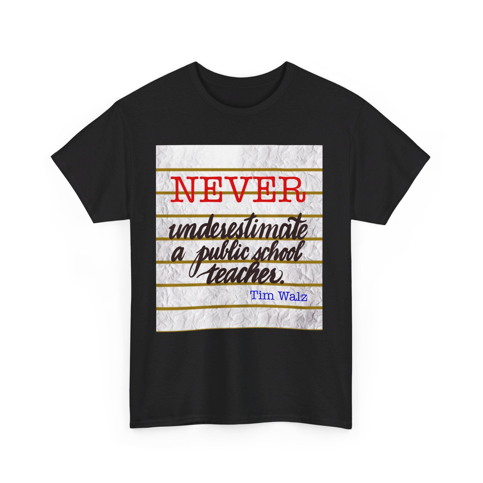 WALZ TEACHER Unisex Heavy Cotton Tee