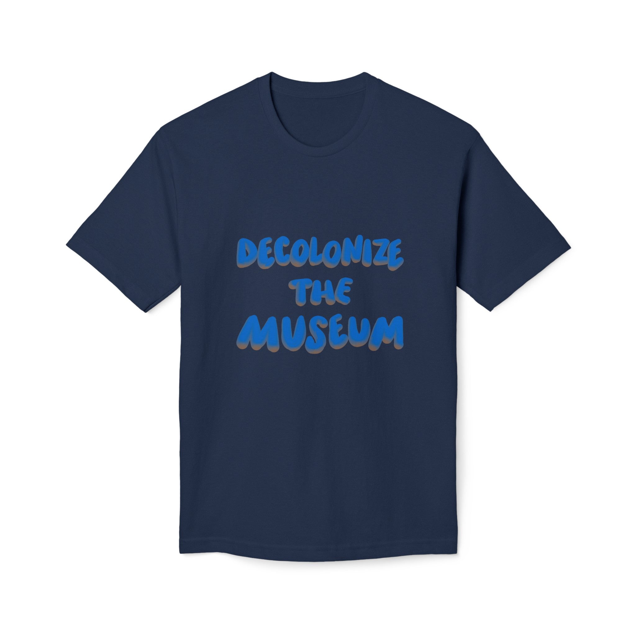 DECOLONIZE THE MUSEUM Unisex Midweight T-shirt, Made in US