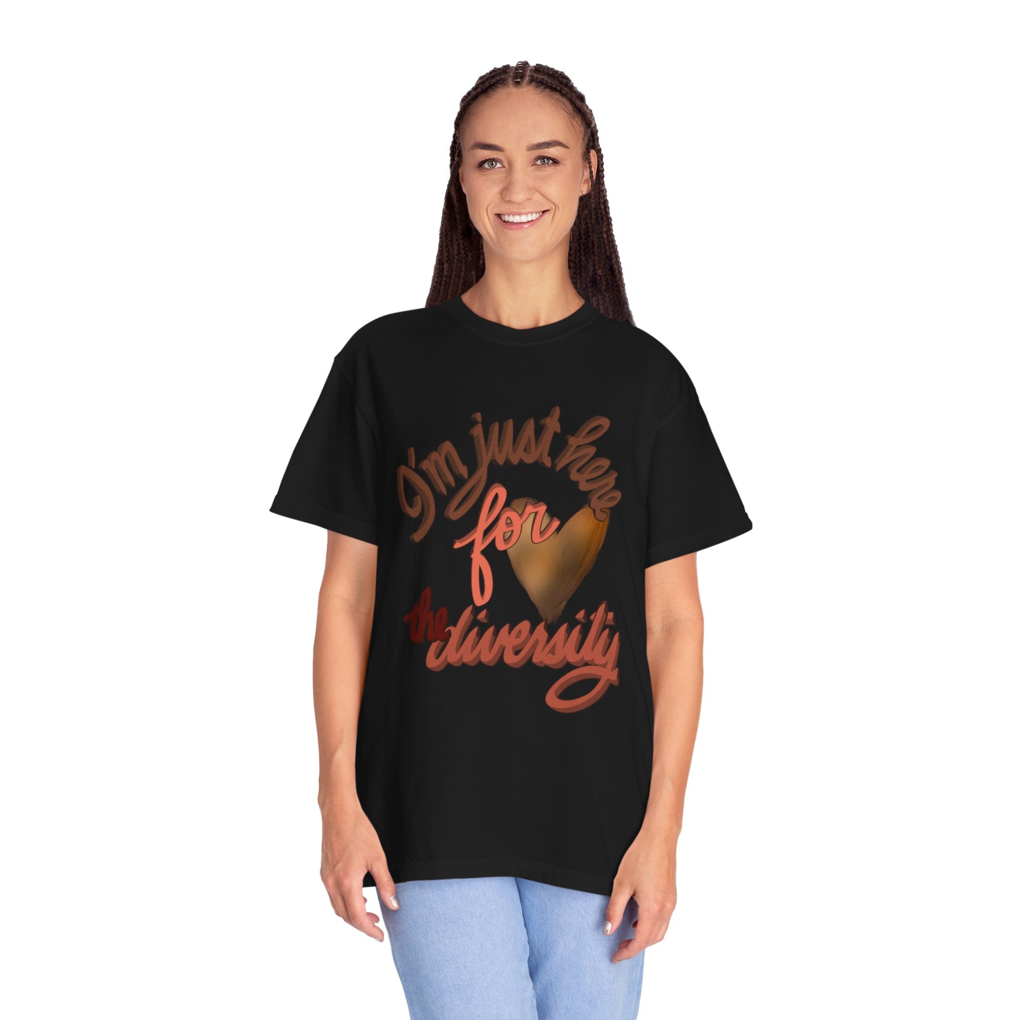 JUST HERE FOR THE DIVERSITY Unisex T-shirt
