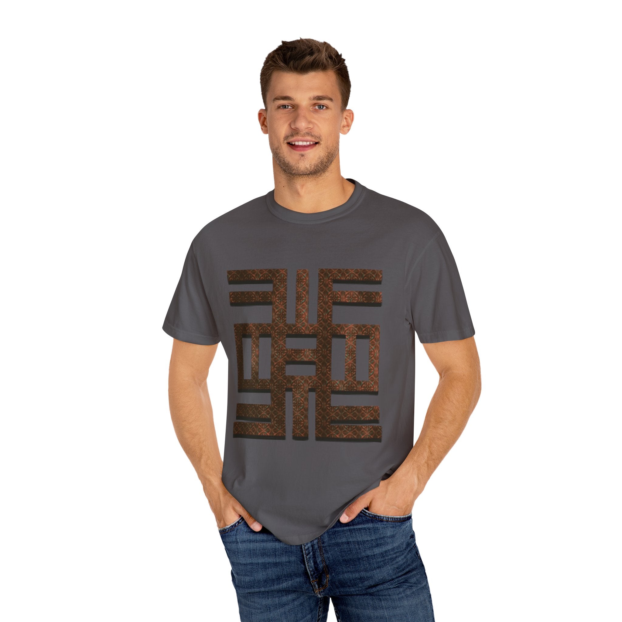 QUALITY: ADINKRA SYMBOL Unisex Garment-Dyed T-shirt