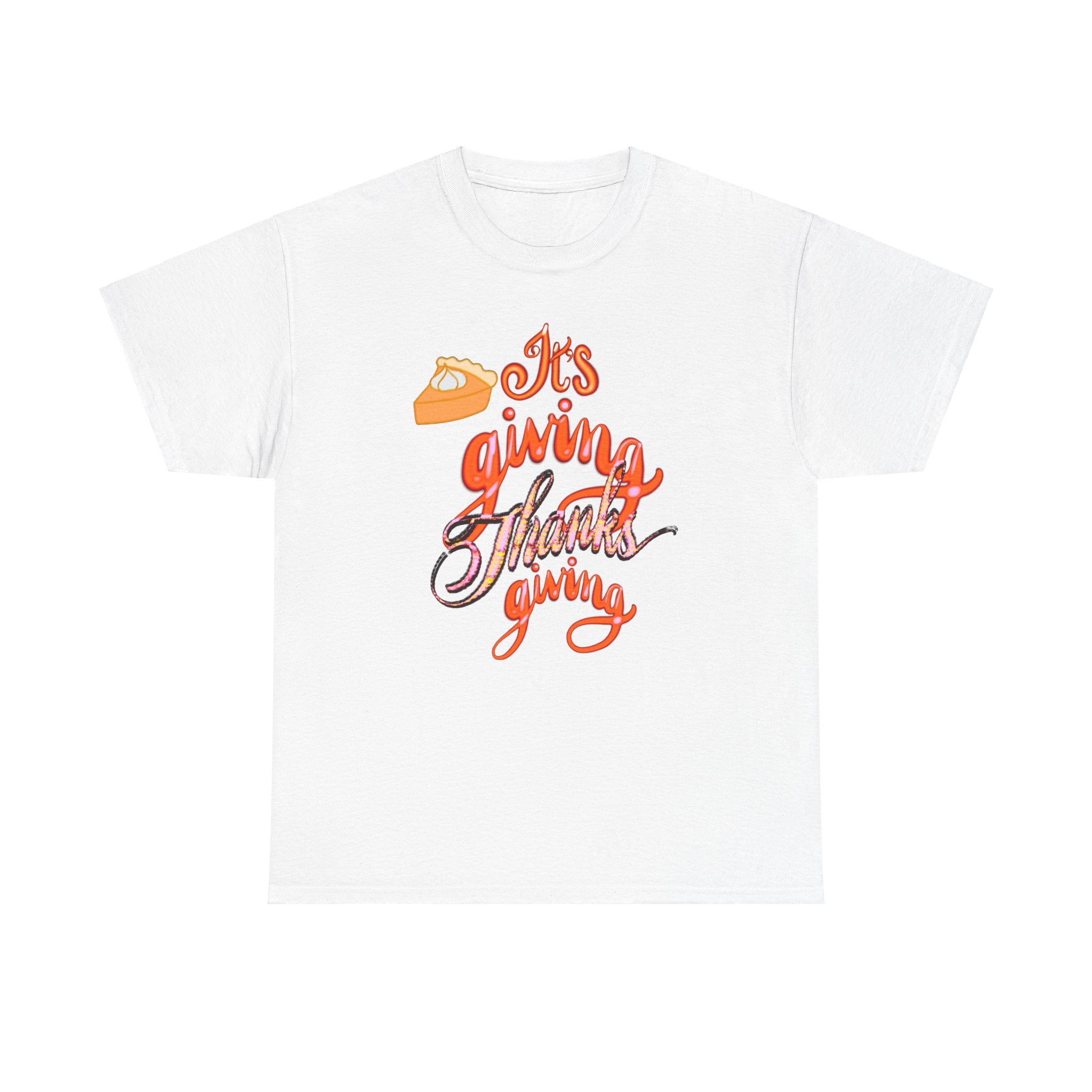 IT’S GIVING THANKSGIVING Unisex Heavy Cotton Tee