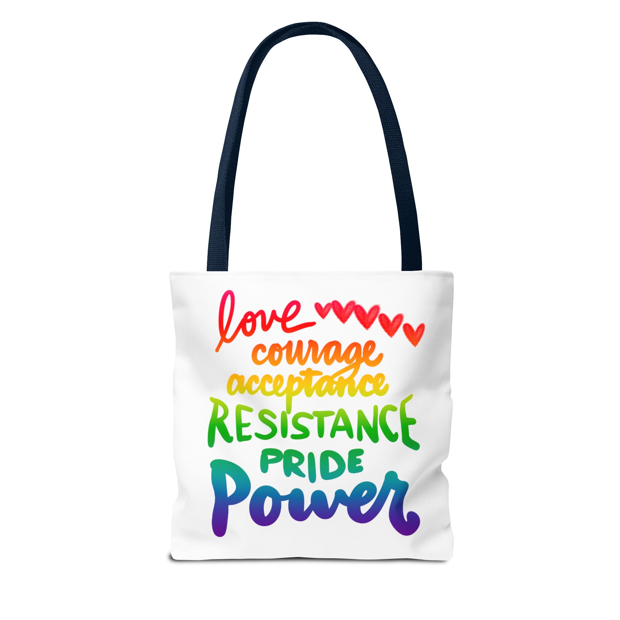 LOVE COURAGE ETC Tote Bag (AOP)