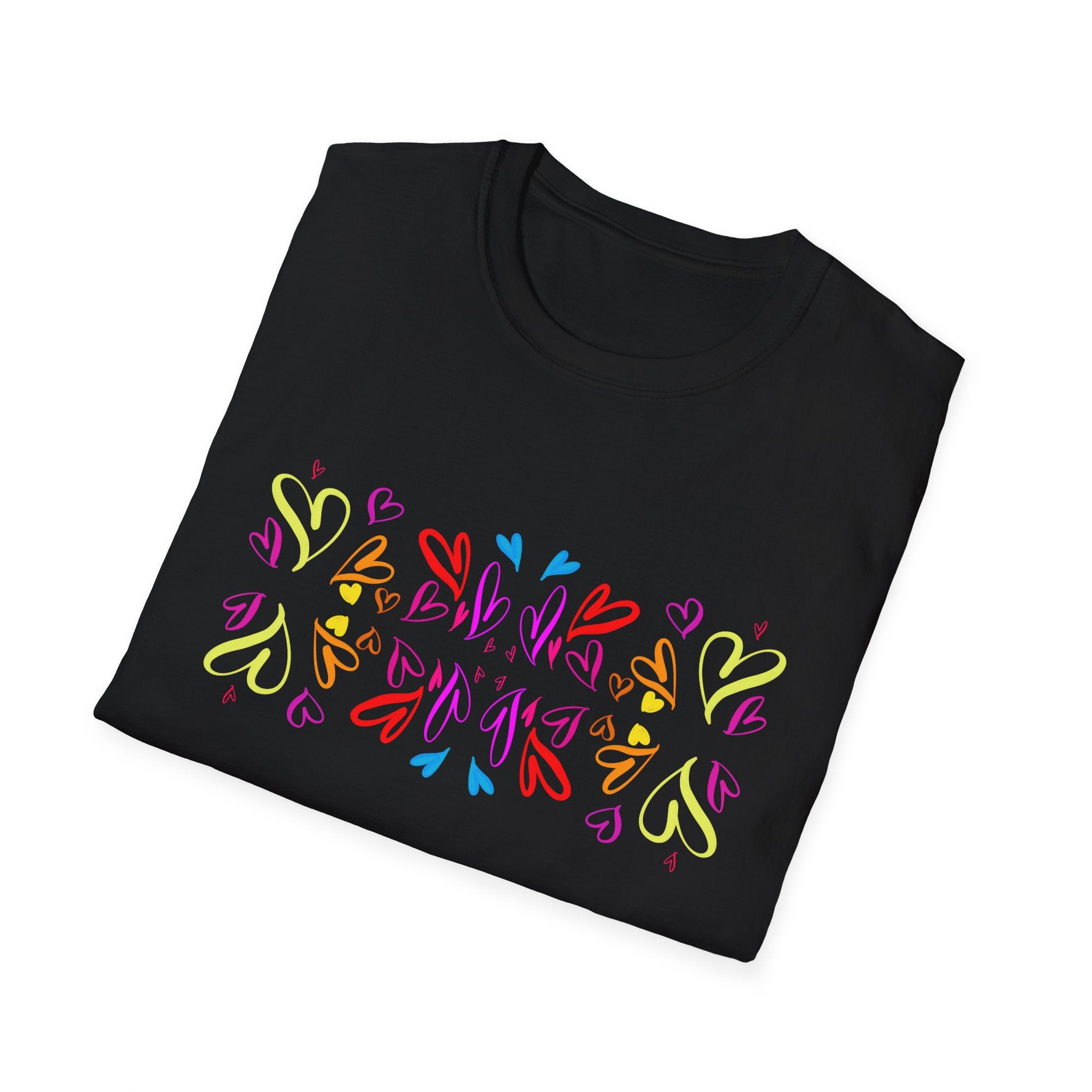 Colorful Unisex Softstyle T-Shirt - Perfect for Casual Outings, Gift Ideas, Festivals, Summer Vibes, and Everyday Wear