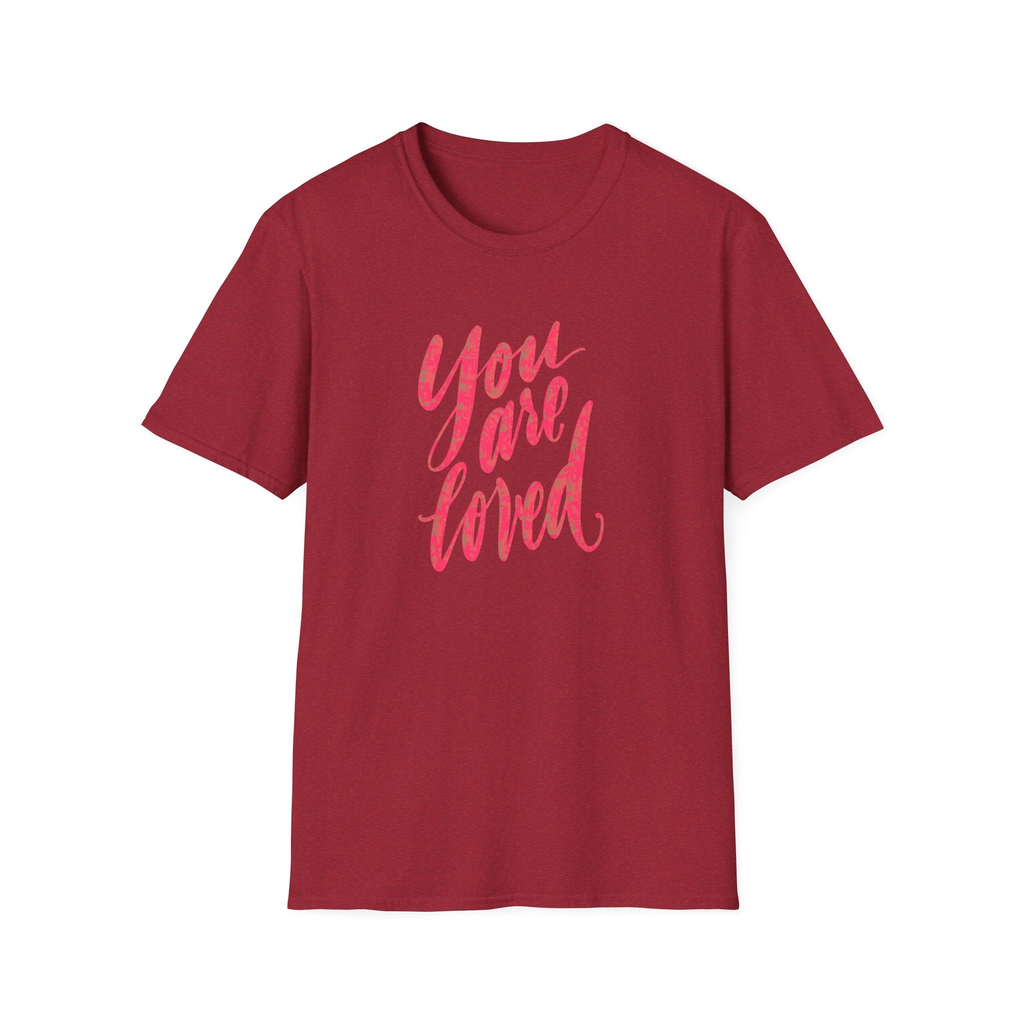 You Are Loved Unisex Softstyle T-Shirt - Comfort with a Positive Message