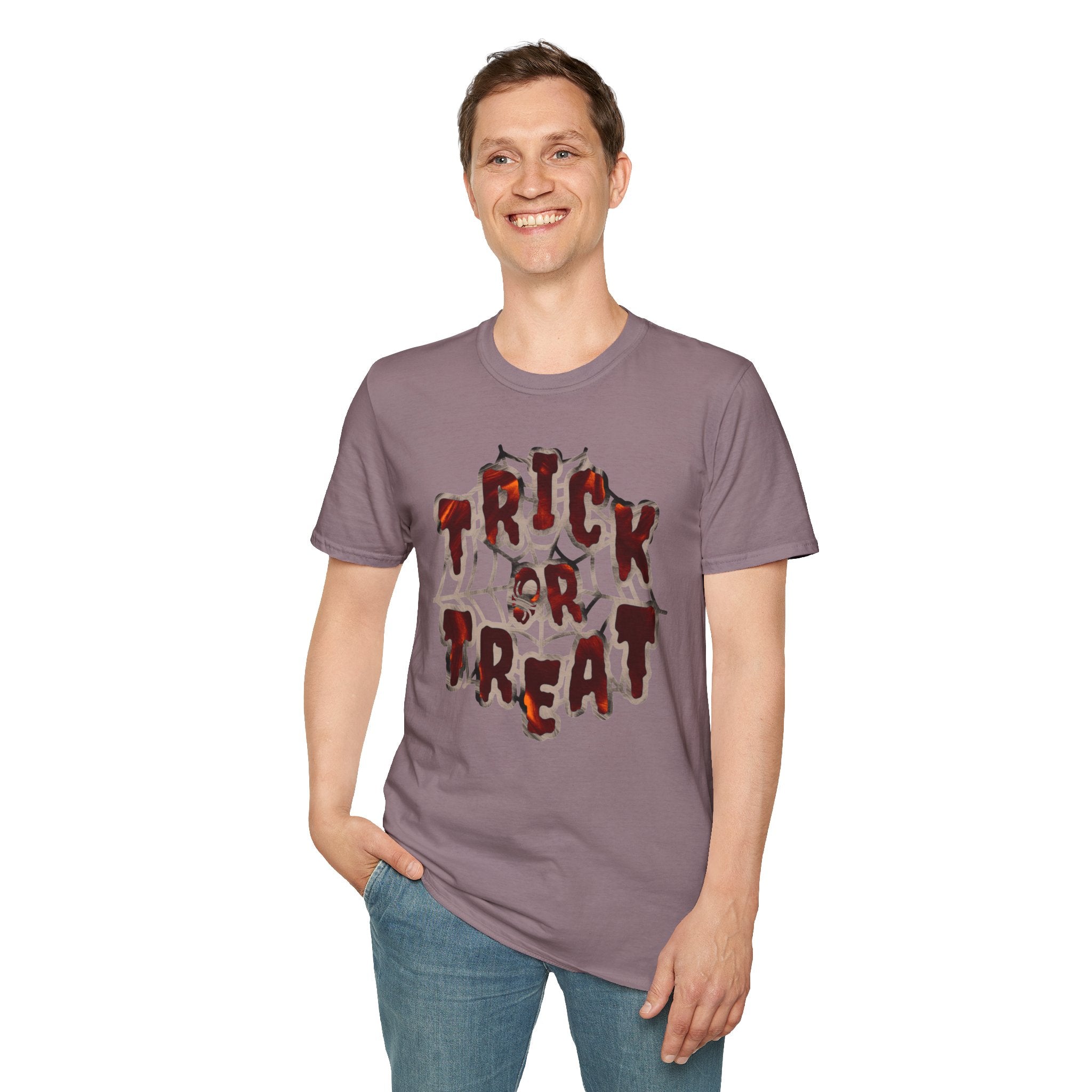 TRICK OR TREAT HALLOWEEN Softstyle T-Shirt