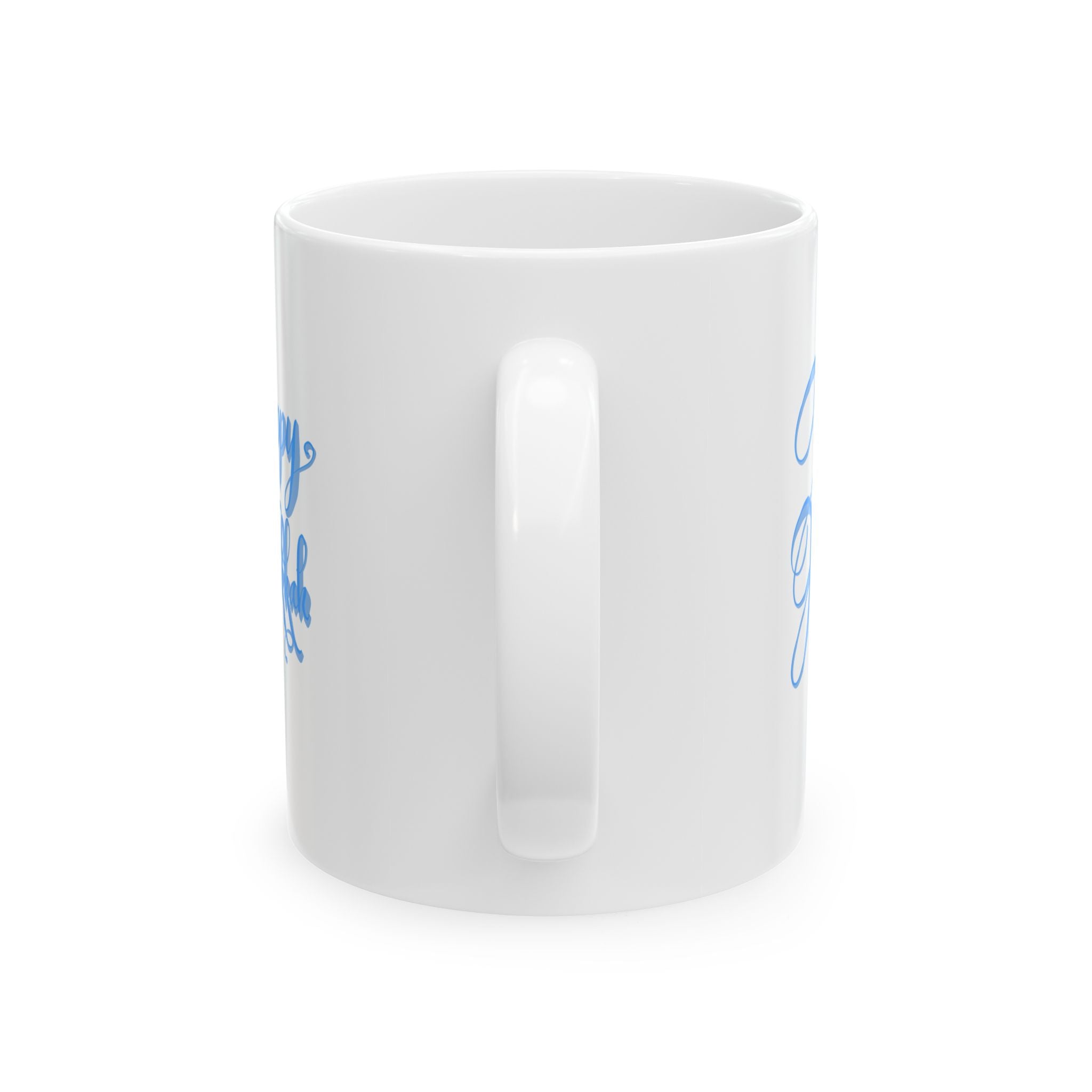 HAPPY HANUKKAH Ceramic Mug, (11oz,)
