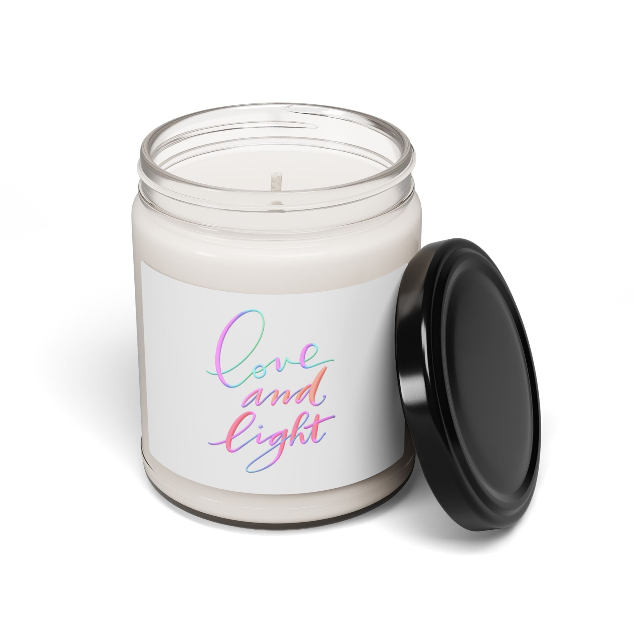 Aromatherapy Candle - Love and Light, Scented Soy Candle, Home Decor, Relaxation Gift, Mindfulness, Self-Care