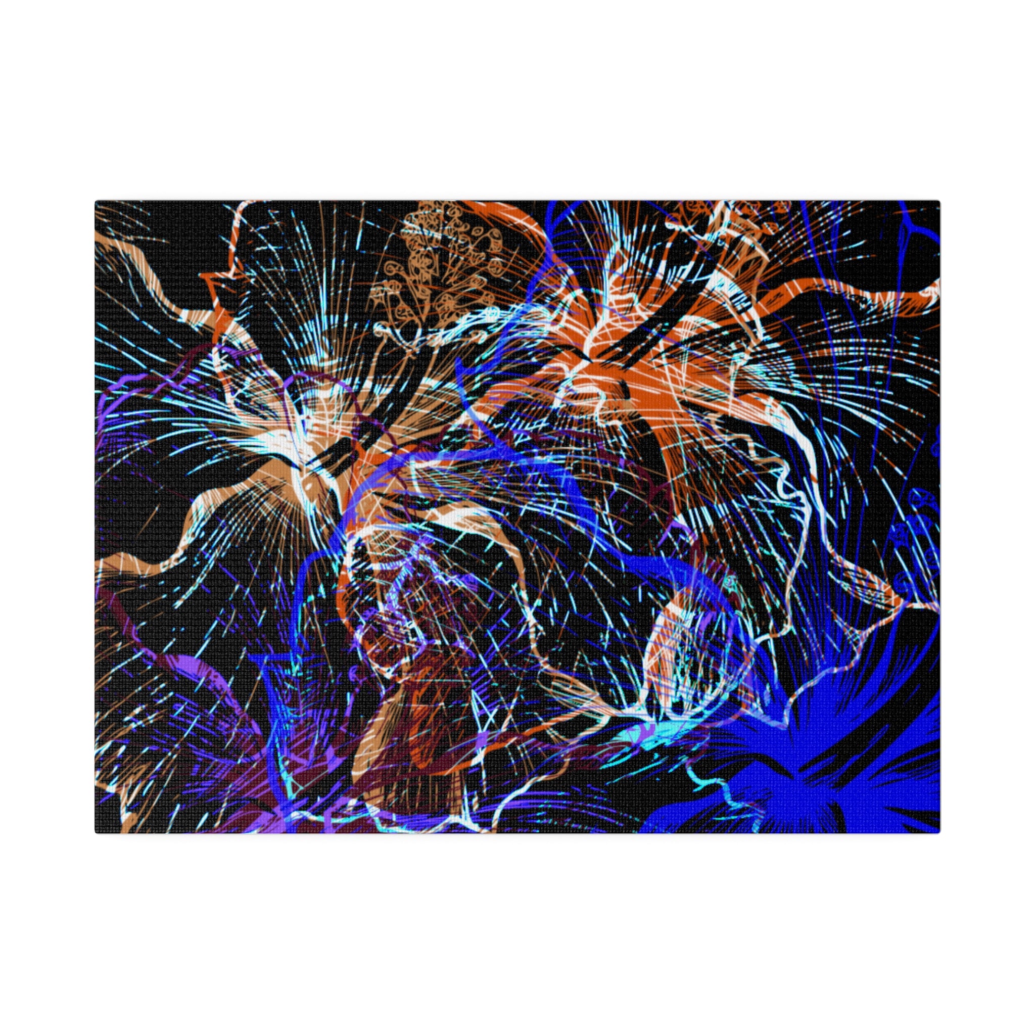 ELECTRIC ECLETIC Matte Canvas, Stretched, 0.75"