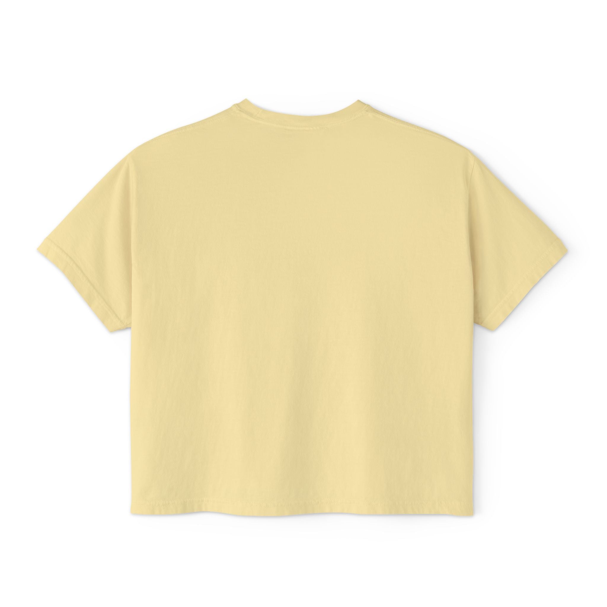 Chic Women's Boxy Tee - Modern Abstract Design