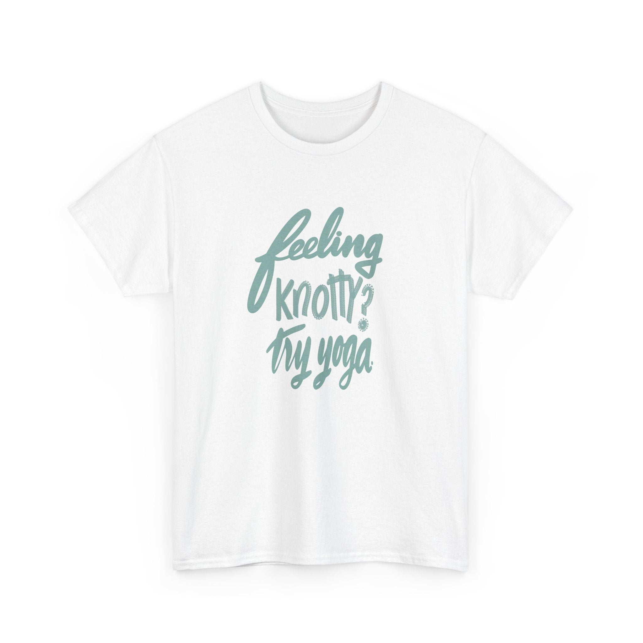 Feeling Knotty? Try Yoga Unisex Heavy Cotton Tee