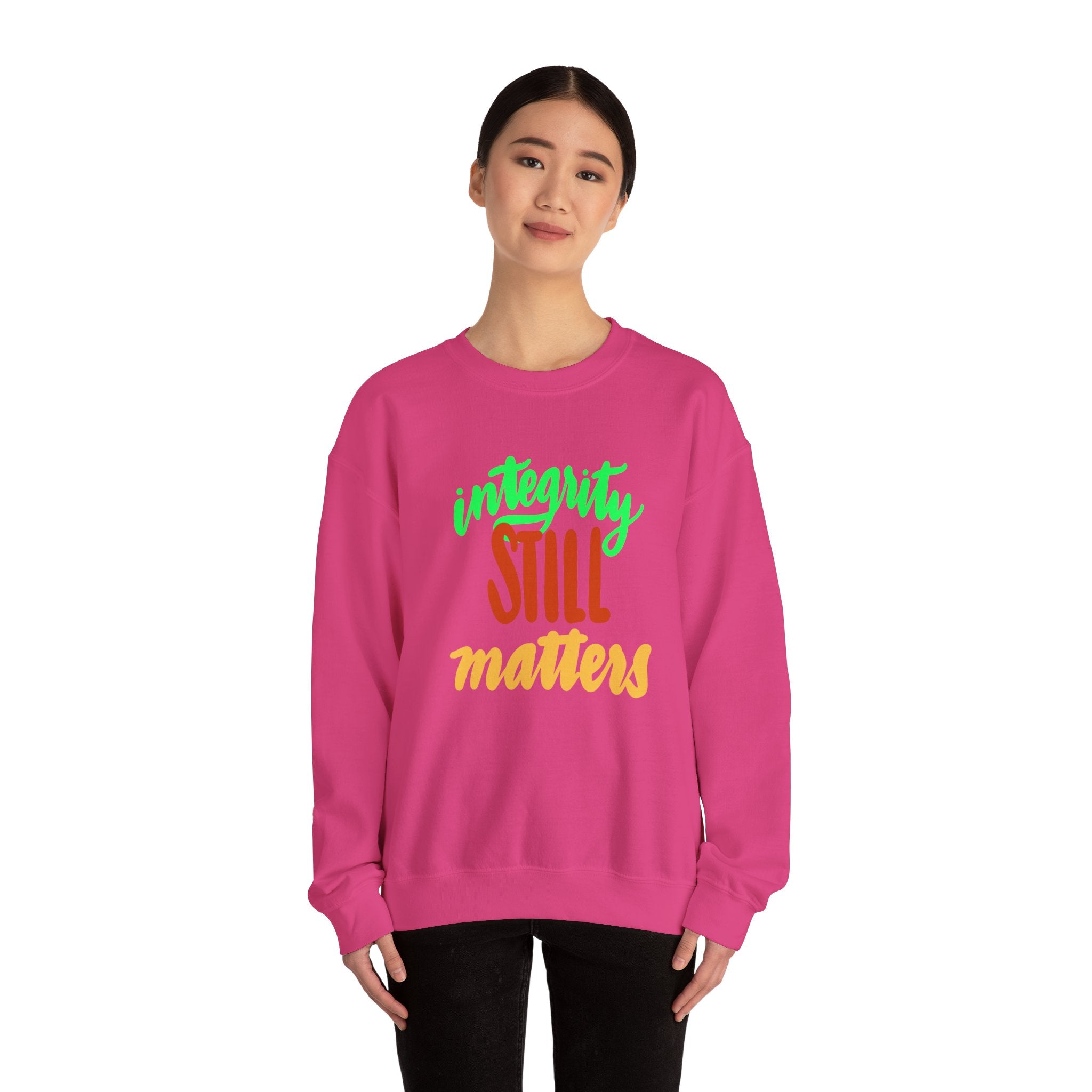 Integrity Still Matters Sweatshirt | Unisex Heavy Blend Crewneck | Cozy Everyday Style