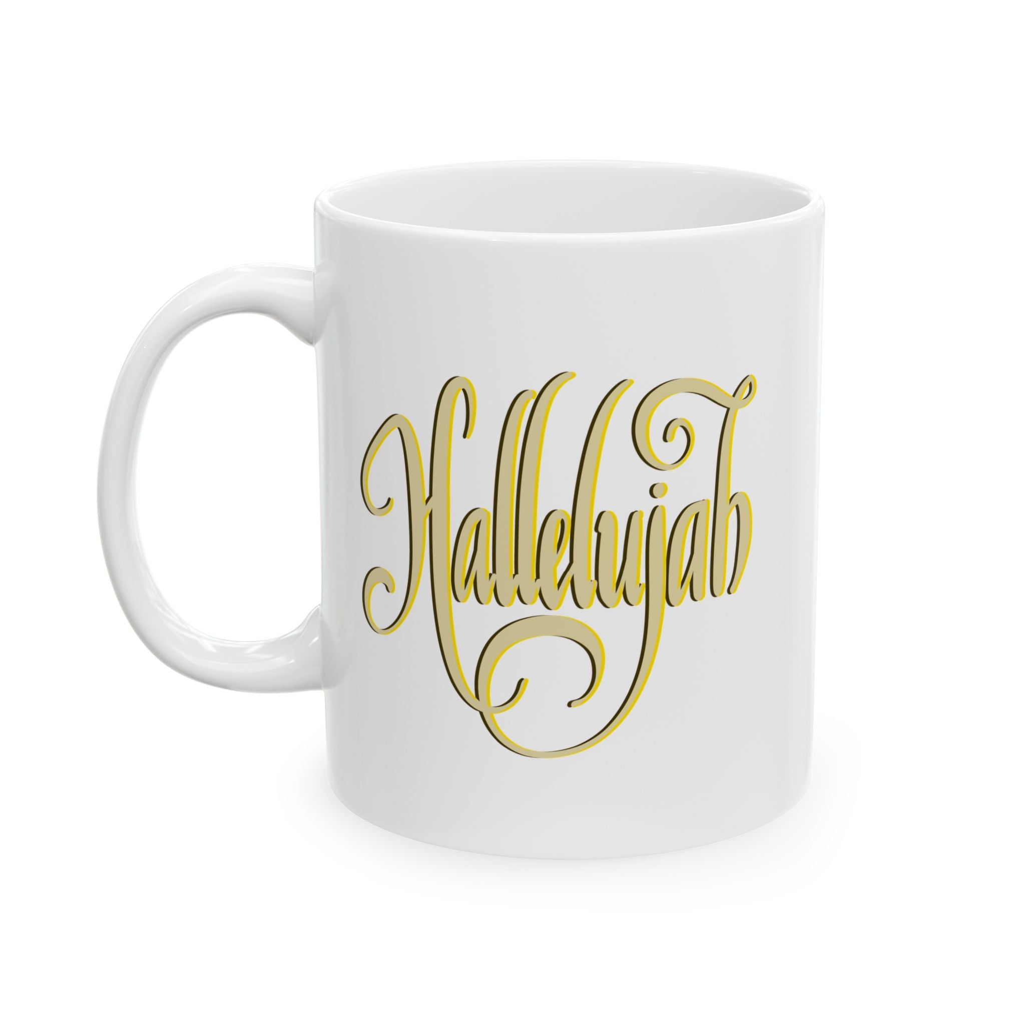 HALLELUJAH Ceramic Mug, 11oz