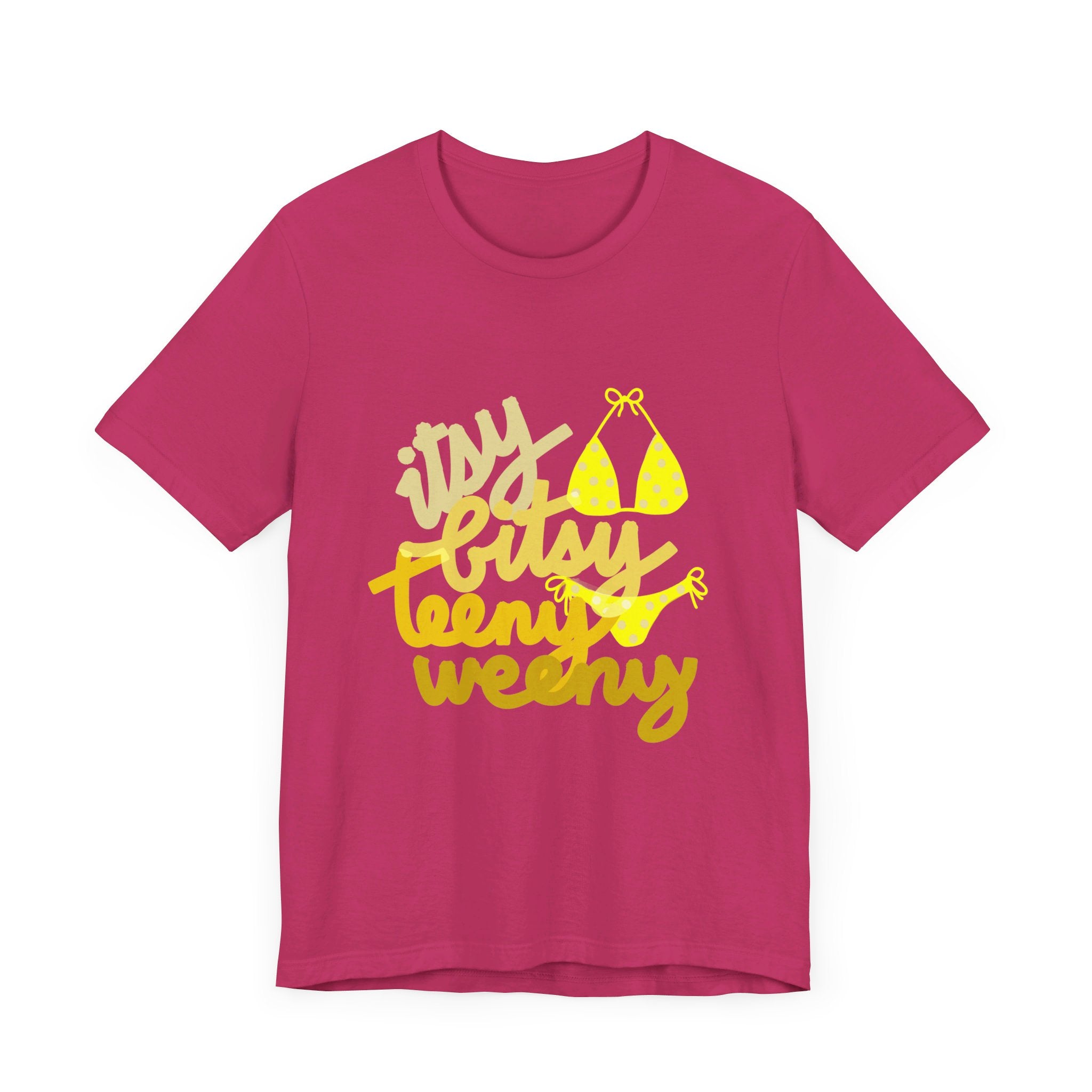 ITSY BITSY BIKINI Unisex Jersey Short Sleeve Tee