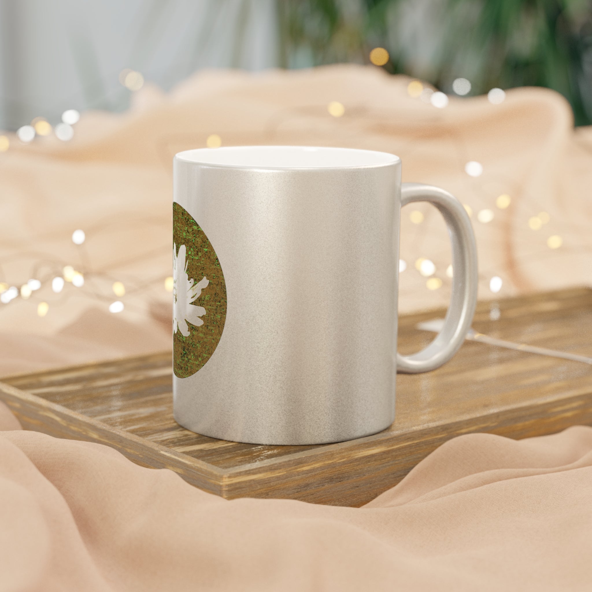 RECEIVE Metallic Mug (Silver\Gold)