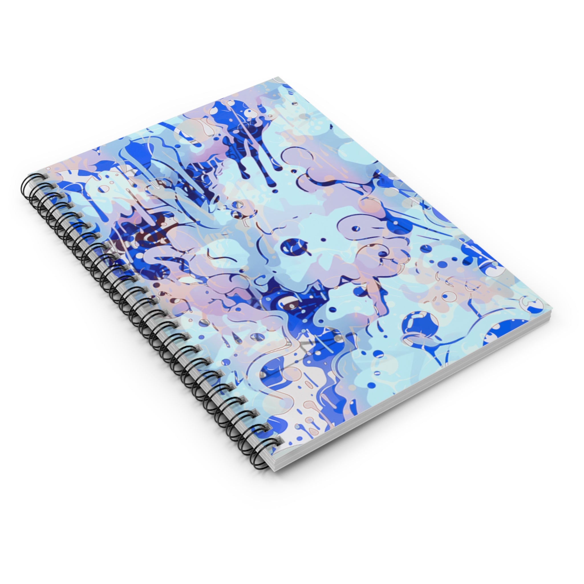 ORGANIC BLUE Spiral Notebook - Ruled Line