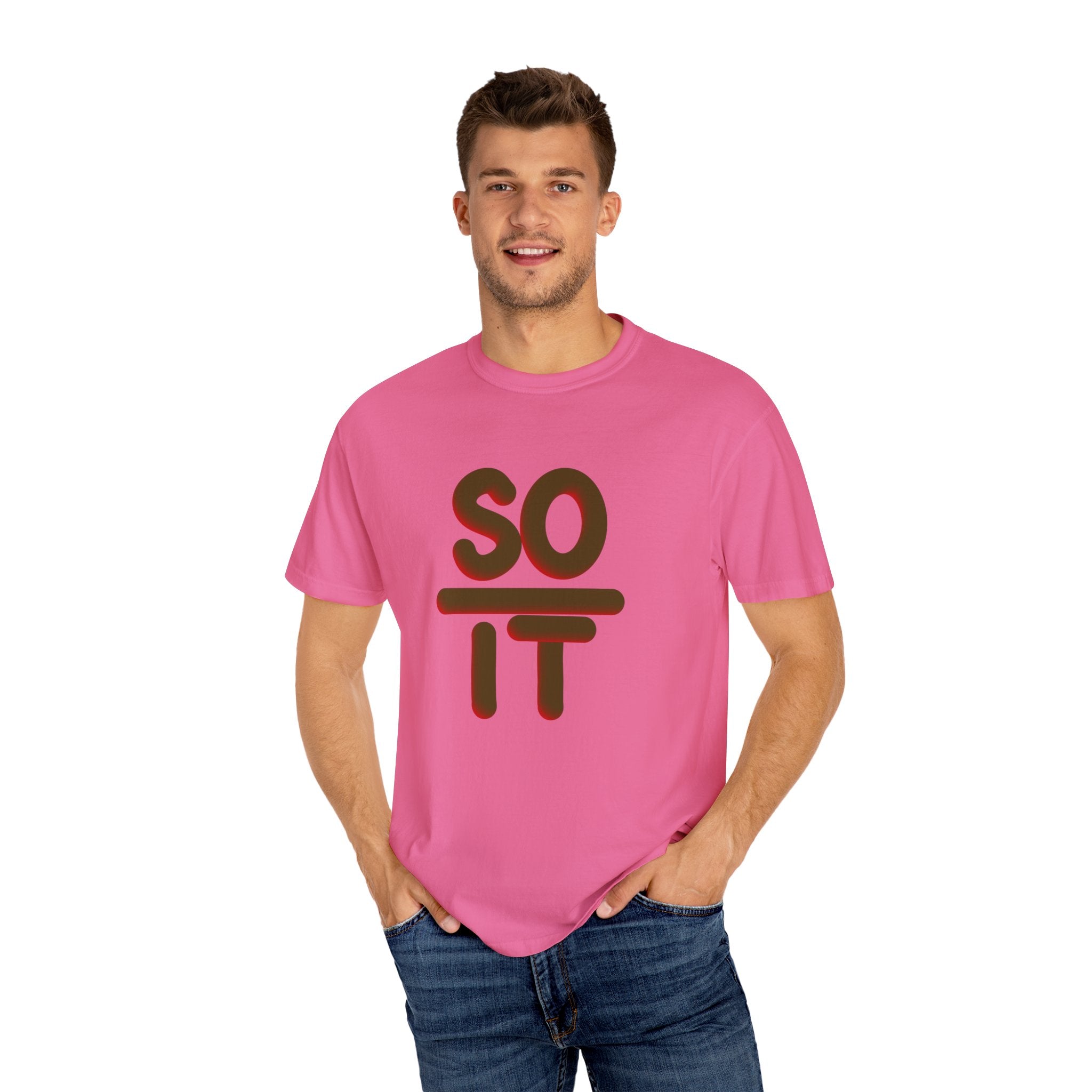 SO OVER IT Unisex Garment-Dyed T-shirt
