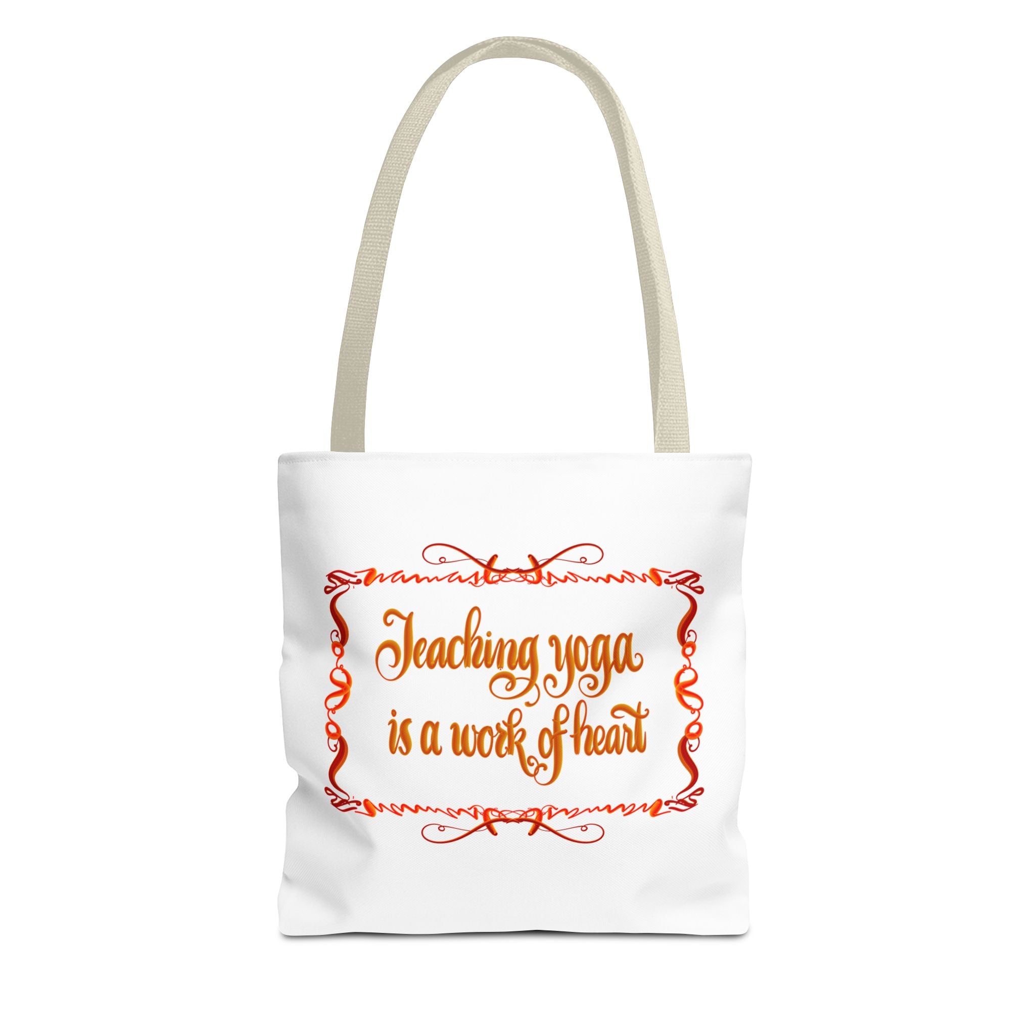 Yoga Teacher Tote Bag – "Teaching Yoga is a Work of Heart"