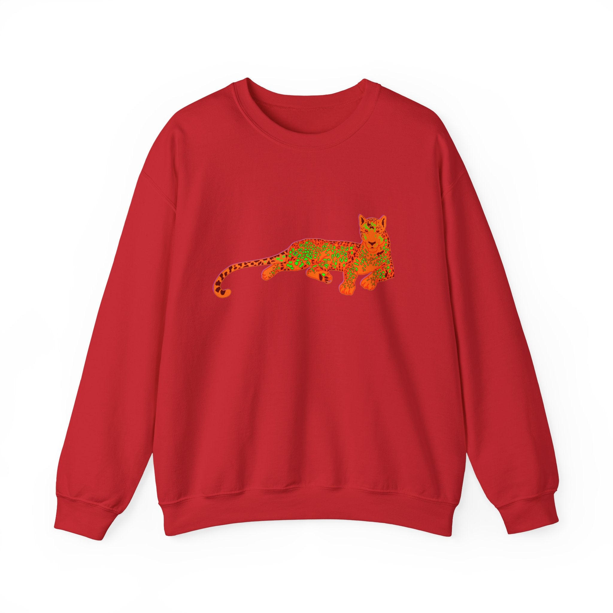 Colorful Leopard Crewneck Sweatshirt