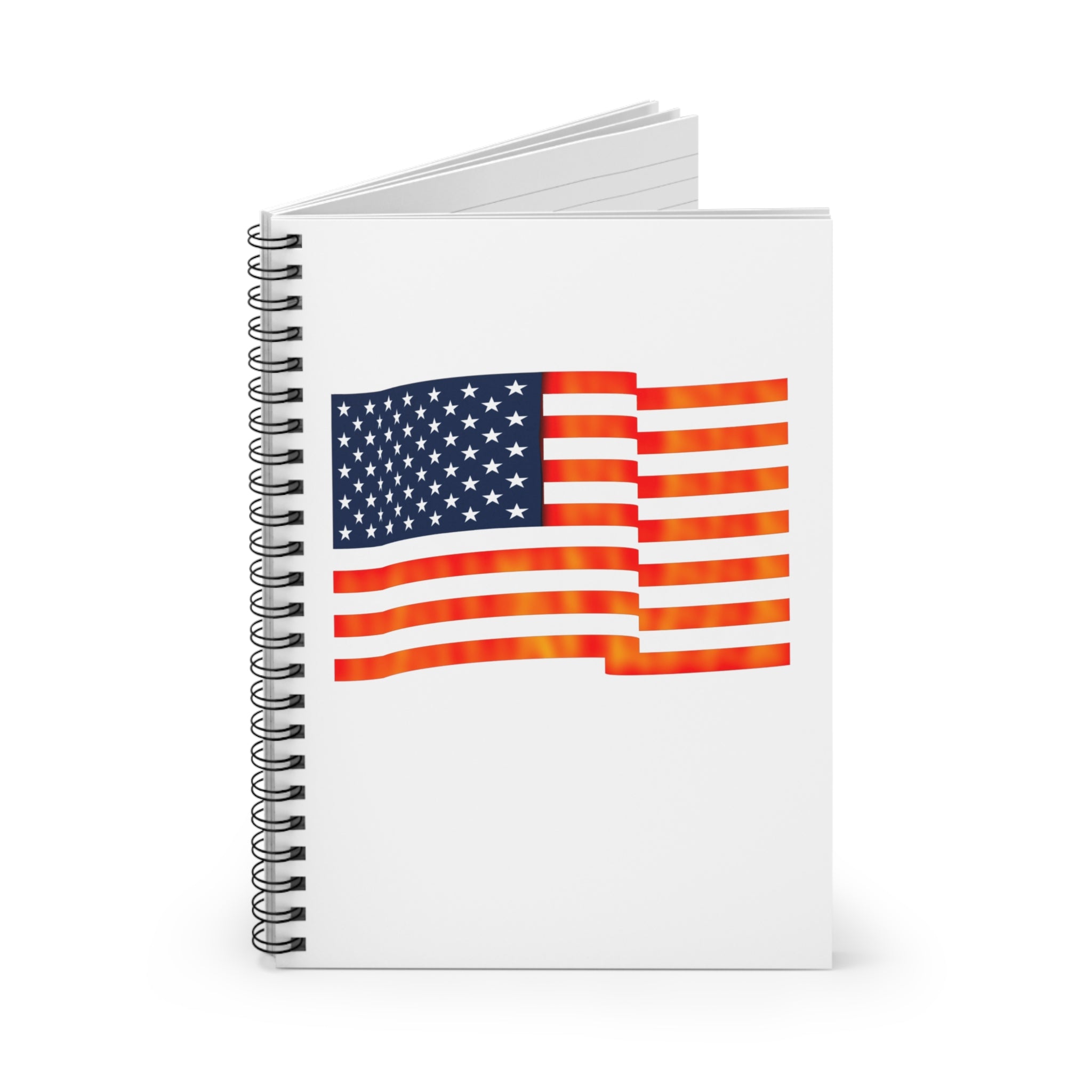 AMERICAN FLAG Spiral Notebook - Ruled Line