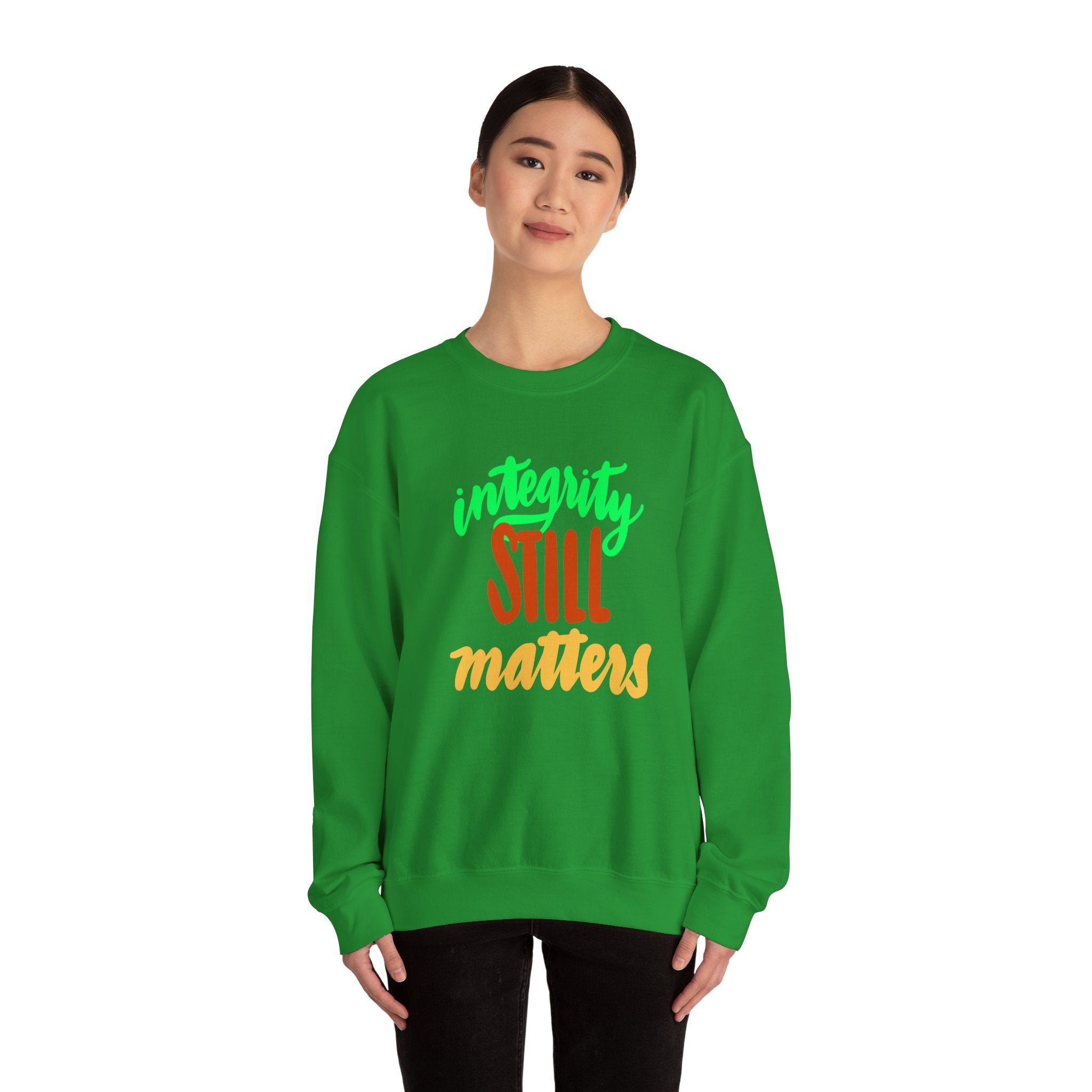 Integrity Still Matters Sweatshirt | Unisex Heavy Blend Crewneck | Cozy Everyday Style